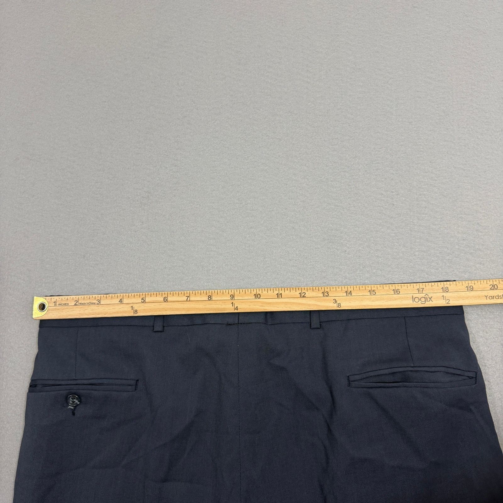 Vintage Vintage Palm Beach Pleated Trousers Men's 36x30 Blue 80s Size US 36 / EU 52 - 7 Thumbnail