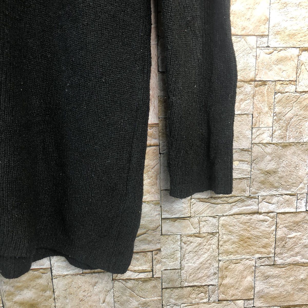 Homespun Knitwear × Japanese Brand Rich Hoble Black Cardigan Knitwear #A202 Size L / US 10 / IT 46 - 8 Thumbnail