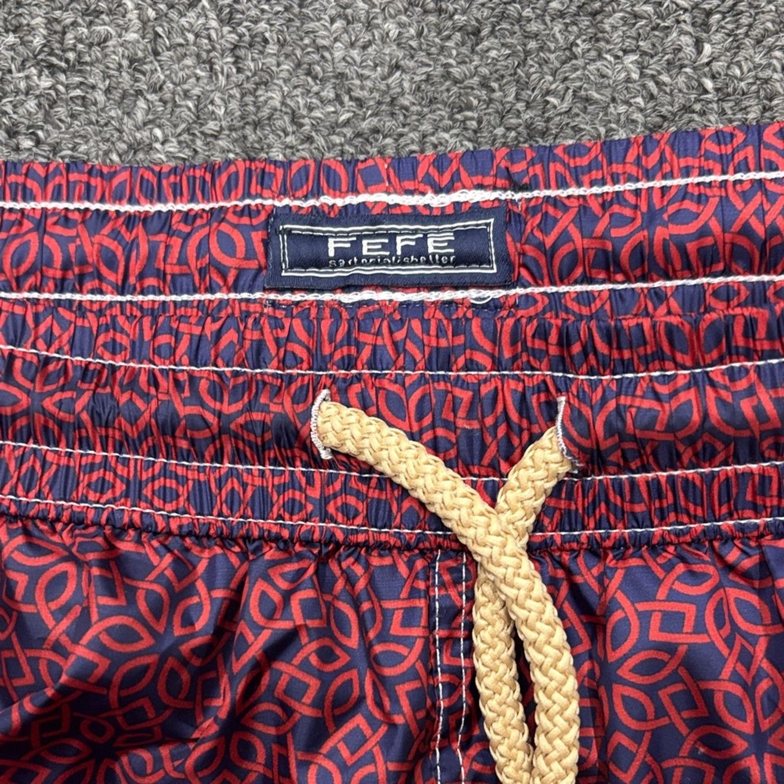 Other NWT Fefe Stylish BOSS Burgundy Swim Trunks for Men Size 3XL Size US 44 / EU 60 - 4 Thumbnail