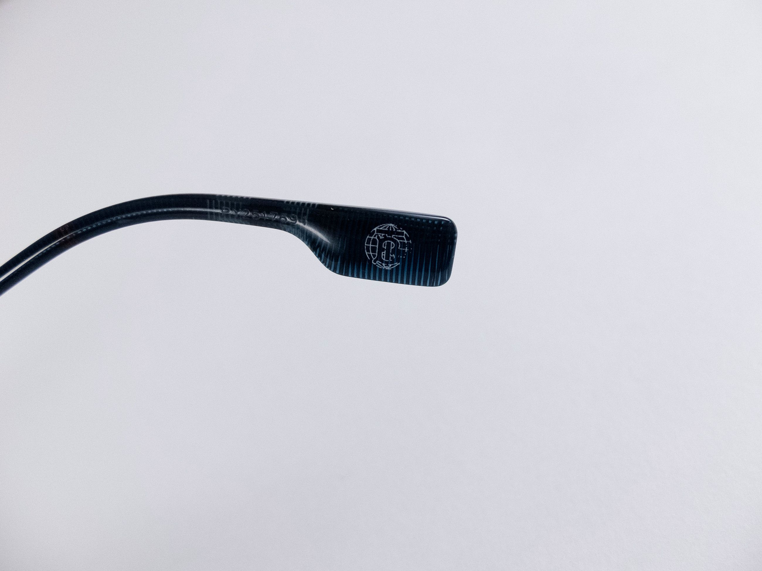 Burberry BURBERRY navy blue acetate and metal oval sunglasses Size ONE SIZE - 14 Thumbnail