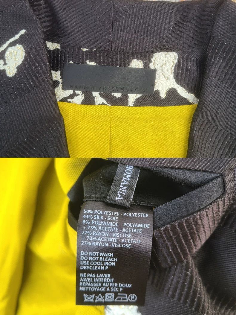 Haider Ackermann Haider Ackermann Silk Embroidered Coat-2506 Size XL / US 12-14 / IT 48-50 - 9 Thumbnail