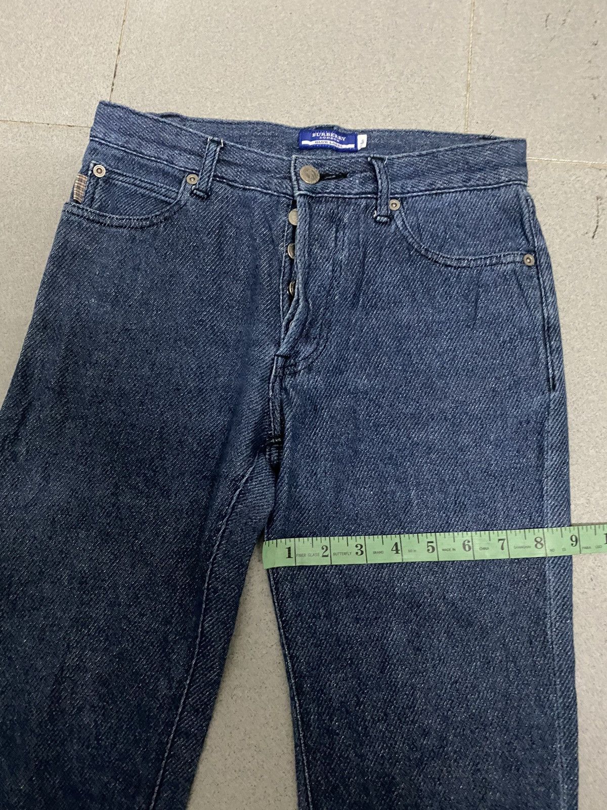 Burberry × Japanese Brand × Vintage Vintage Burberry NovaChek Blue Label Denim Jeans Size 25" / US 0 / IT 36 - 9 Thumbnail