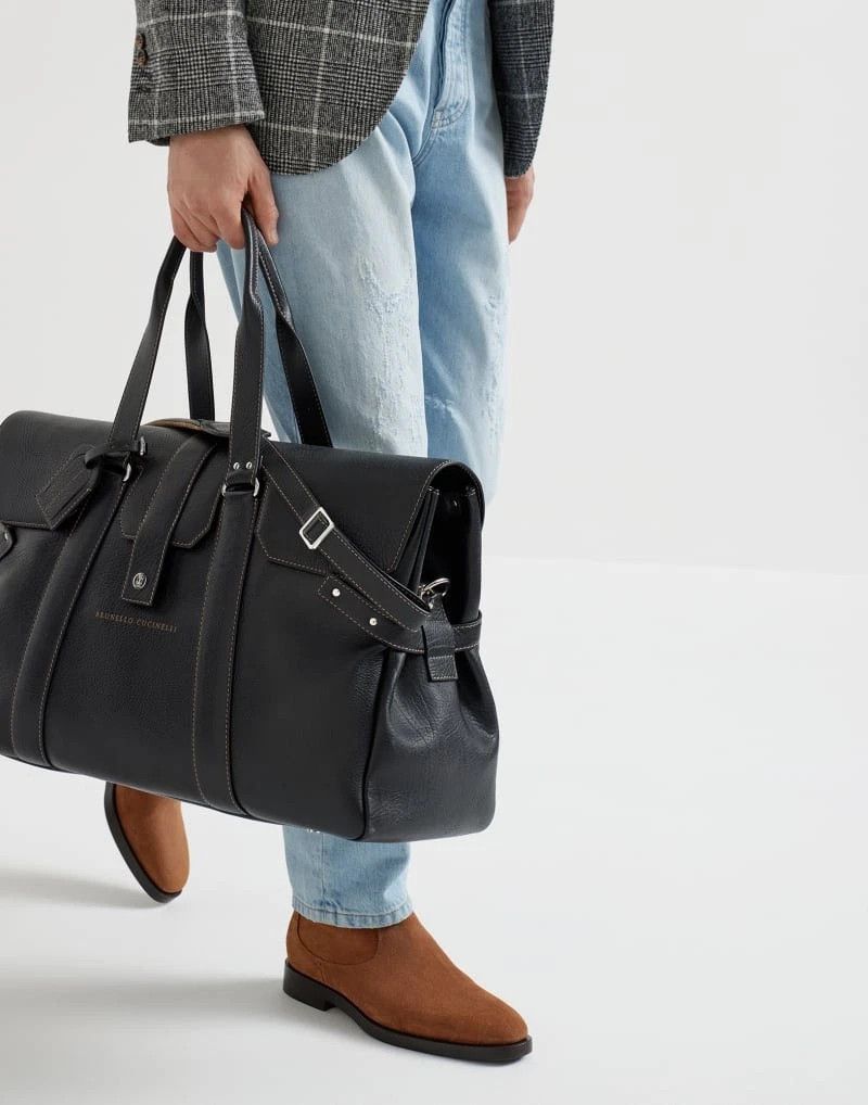 Brunello Cucinelli New Brunello Cucinelli Holdall Bag Luggage Weekender Size ONE SIZE - 9 Thumbnail