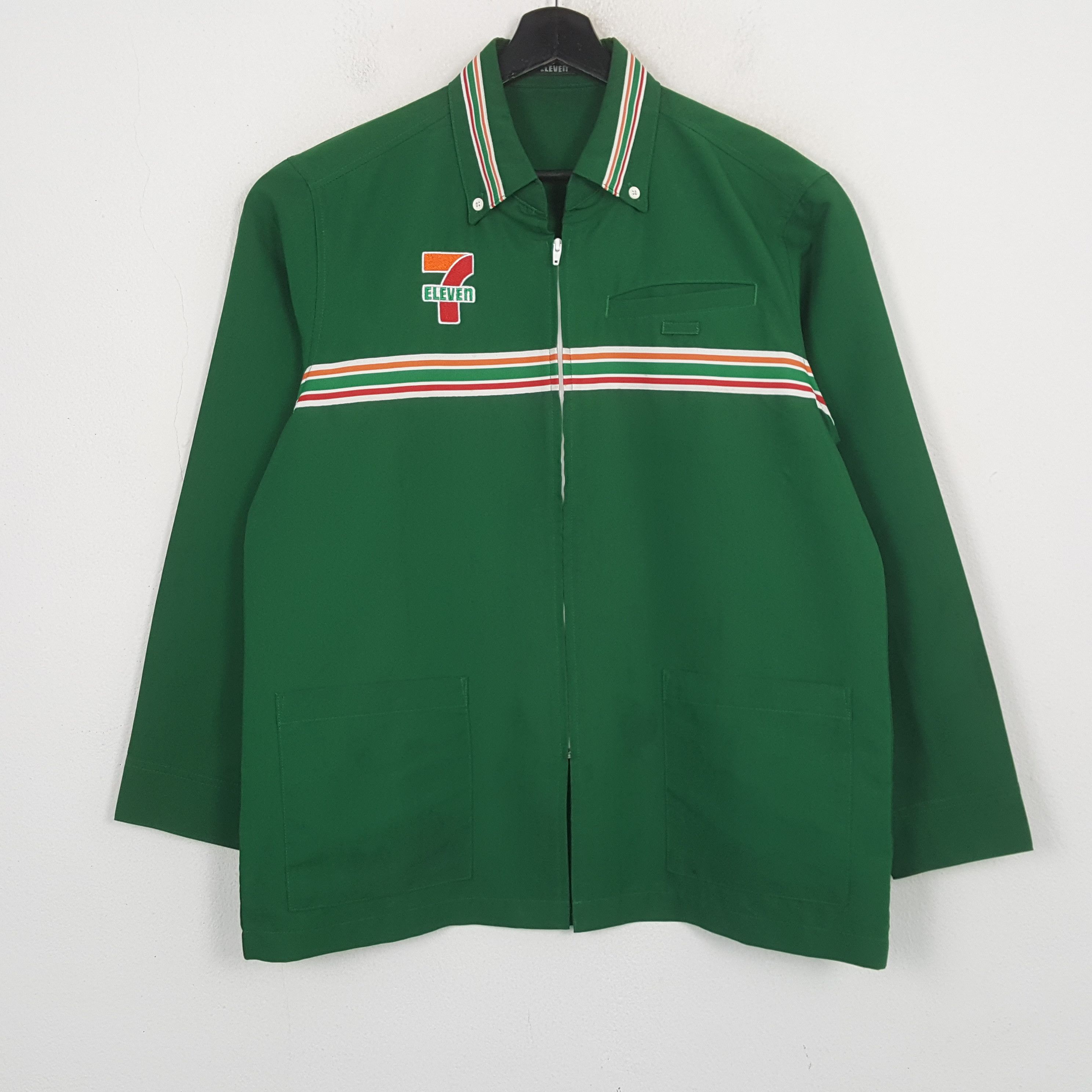 Vintage 7 Eleven Uniform Workwear Jacket C299N53 Size US M / EU 48-50 / 2 - 3 Thumbnail