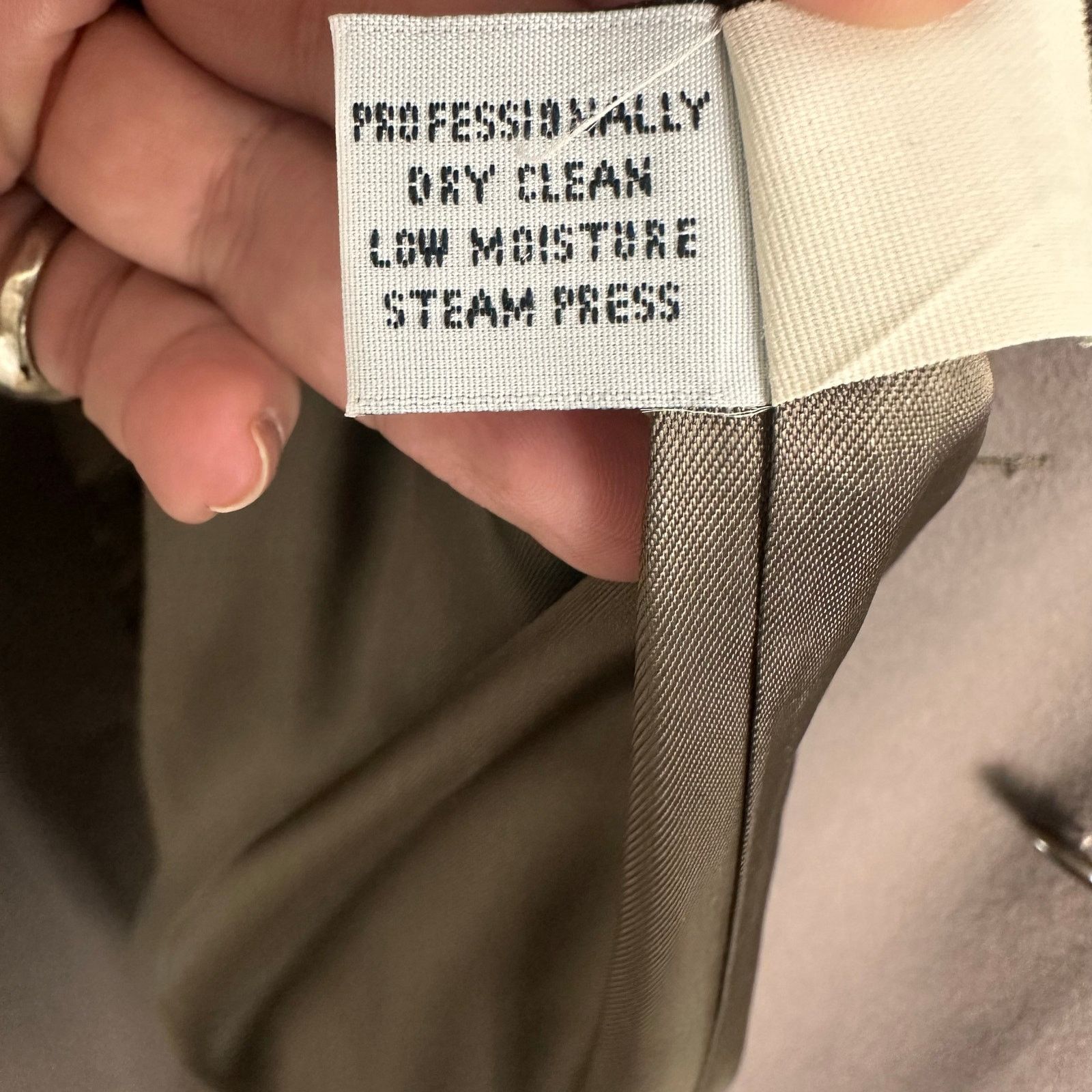 Jones New York Jones NY Union 100% Wool Double Breasted Trench Coat Sz 16 Size XXL / US 16-18 / IT 52-54 - 5 Thumbnail