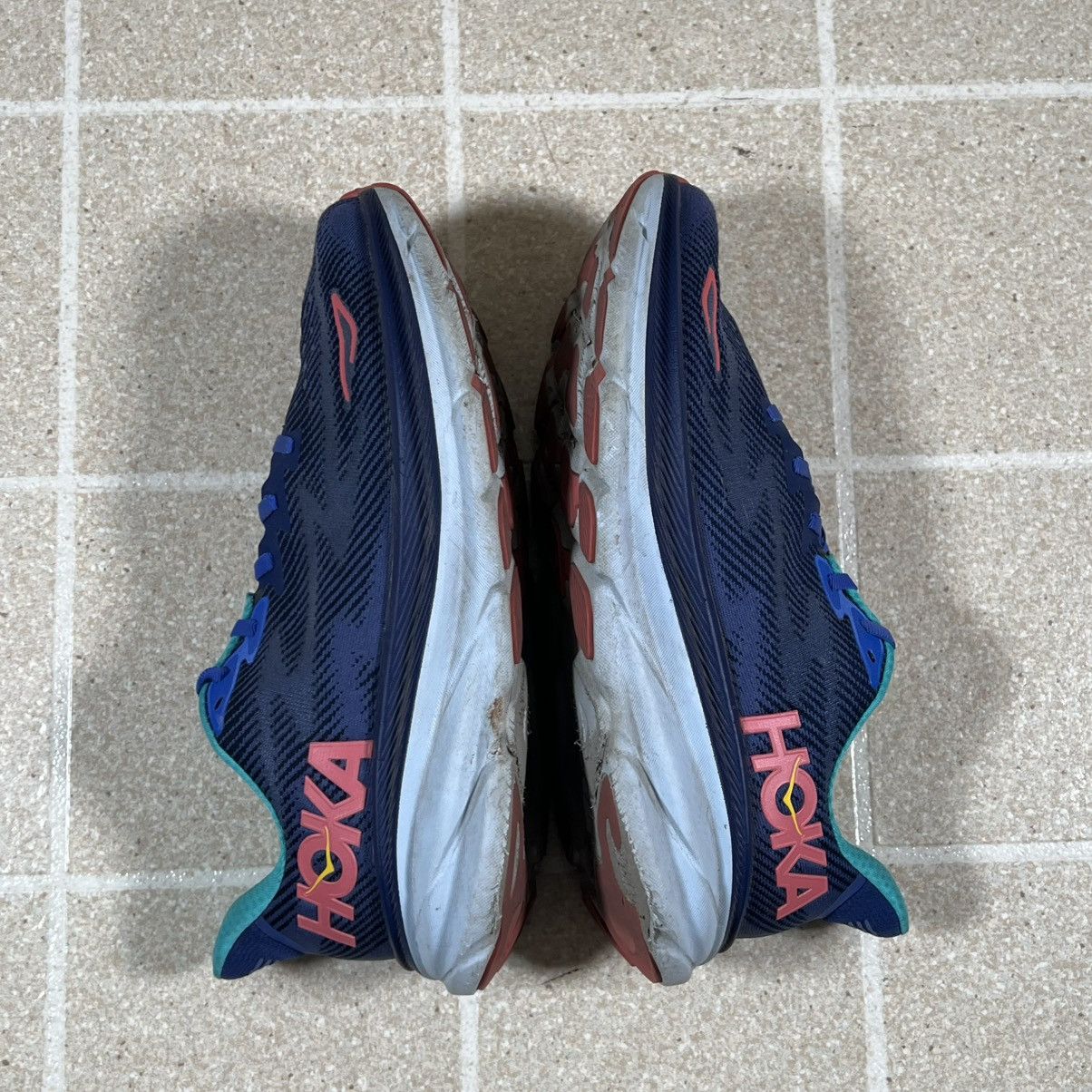 Hoka Hoka One One Clifton 9 Womens Size 9B Blue Pink Sneakers Size US 9 / IT 39 - 7 Thumbnail