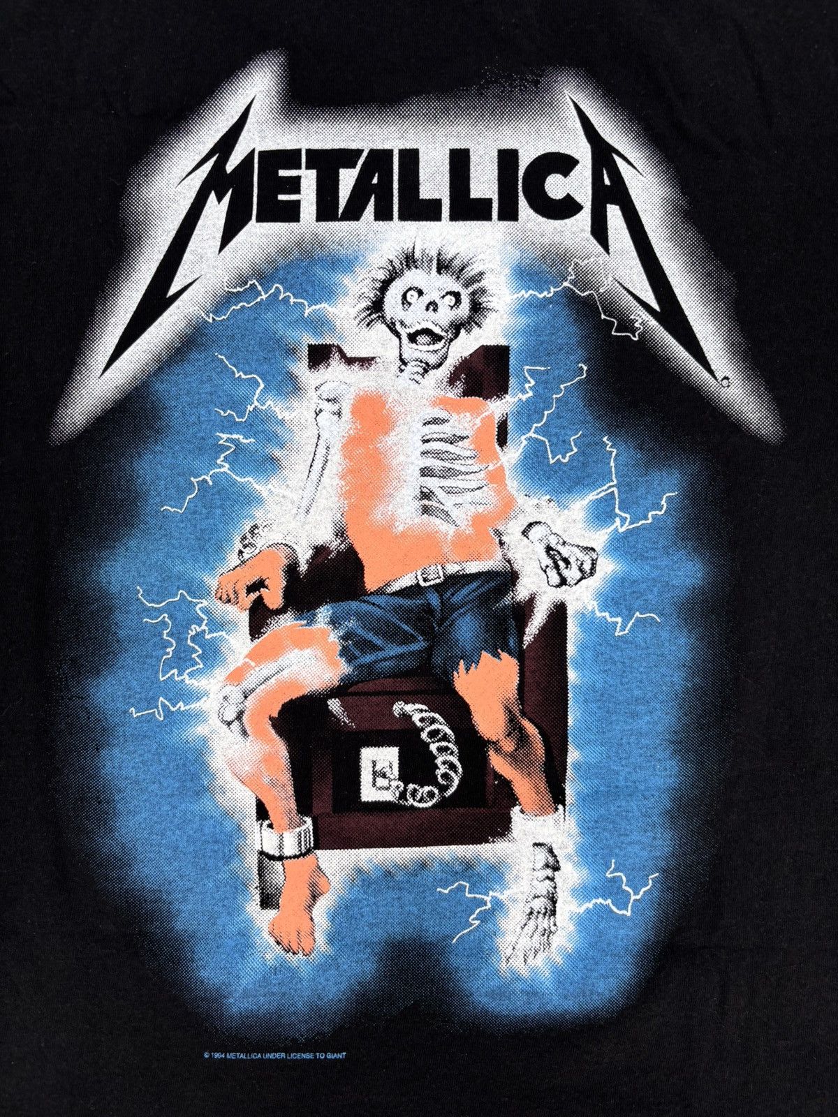 Band Tees × Metallica × Vintage Metallica Ride the lightning 90’s tee (RARE) Size US XL / EU 56 / 4 - 5 Thumbnail