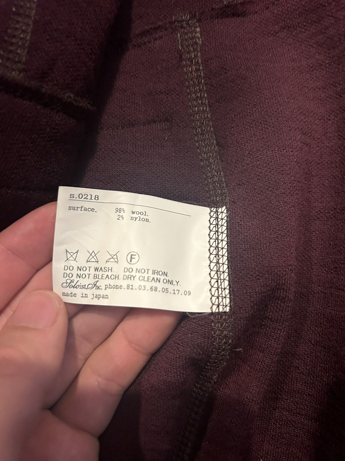 Takahiromiyashita The Soloist. s.0218 Wool Collared Cardigan Exposed Seam Size US S / EU 44-46 / 1 - 6 Thumbnail