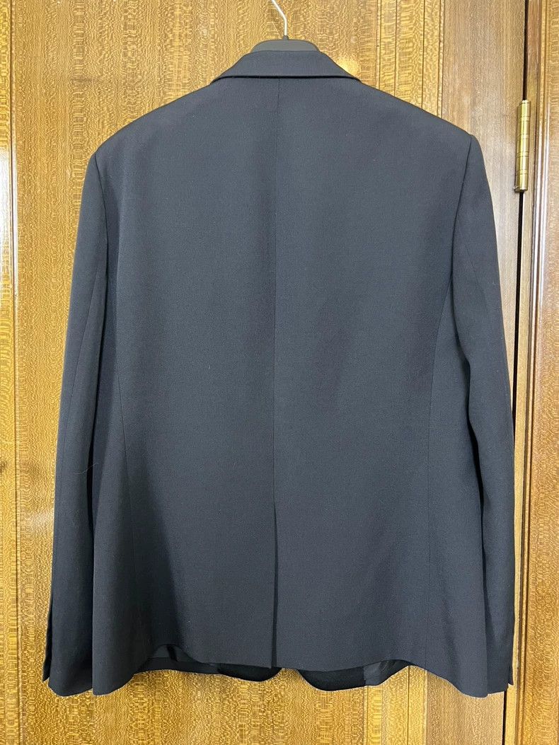 Yves Saint Laurent Saint Laruent 20 FW black smoking suit with sword collar su Size 50R - 2 Thumbnail