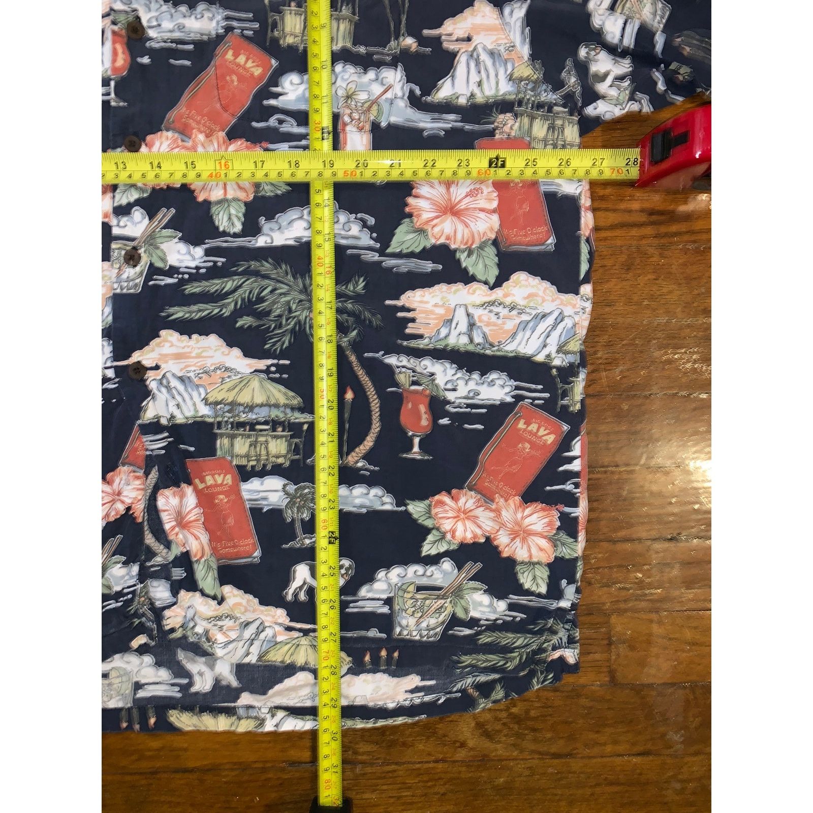 Big Dogs × Vintage Big Dogs Hawaiian Shirt XL Navy Rayon Aloha Camp Shirt 90s Size US XL / EU 56 / 4 - 8 Thumbnail