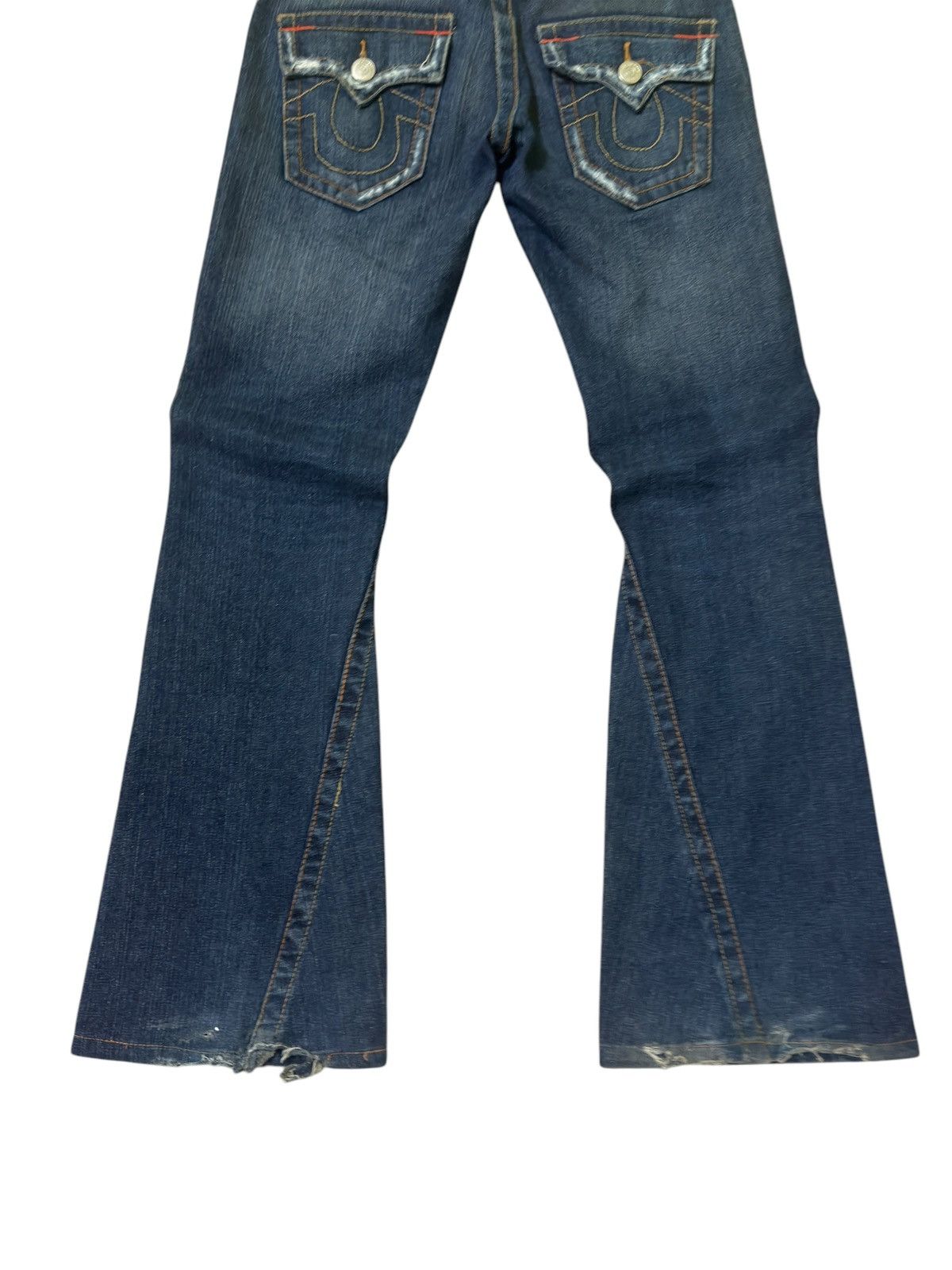 Hysteric Glamour × If Six Was Nine × Le Grande Bleu (L.G.B.) TWIST LEG FLARE FADED DISTRESSED JEANS Size US 30 / EU 46 - 12 Thumbnail