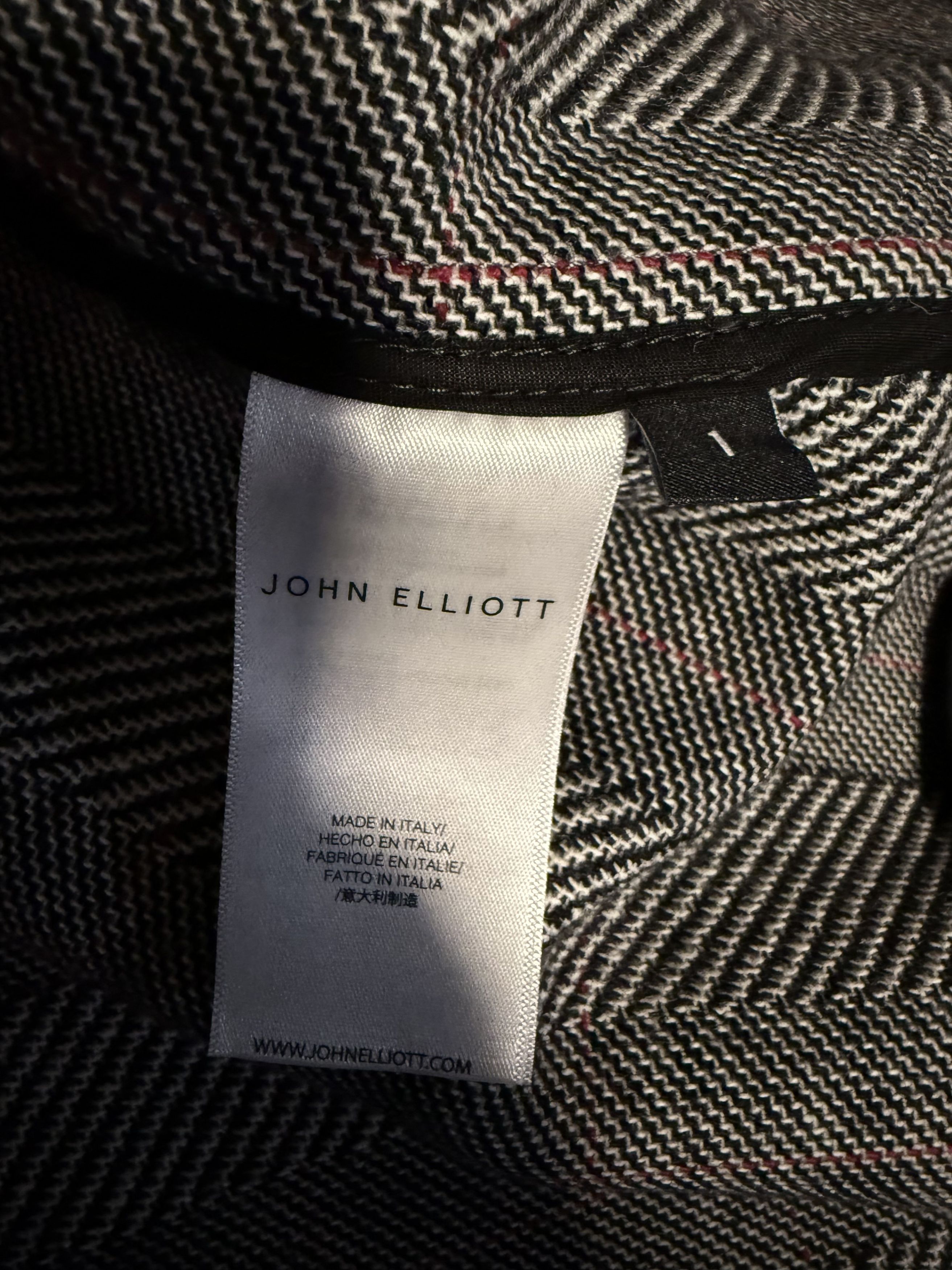 John Elliott John Elliott Hemi Short Coat Turin Check - 1 / Small Size US S / EU 44-46 / 1 - 9 Thumbnail