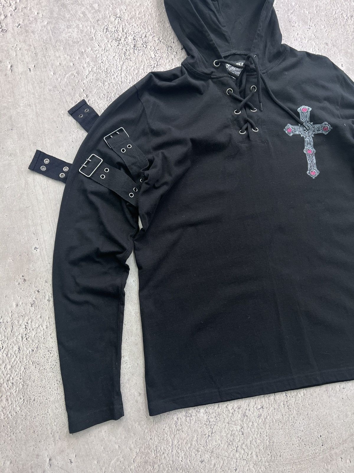 If Six Was Nine × Japanese Brand × Le Grande Bleu (L.G.B.) Japan LGB If Six Was Nine Style Black BUCKLE Hoodie Size US M / EU 48-50 / 2 - 3 Thumbnail