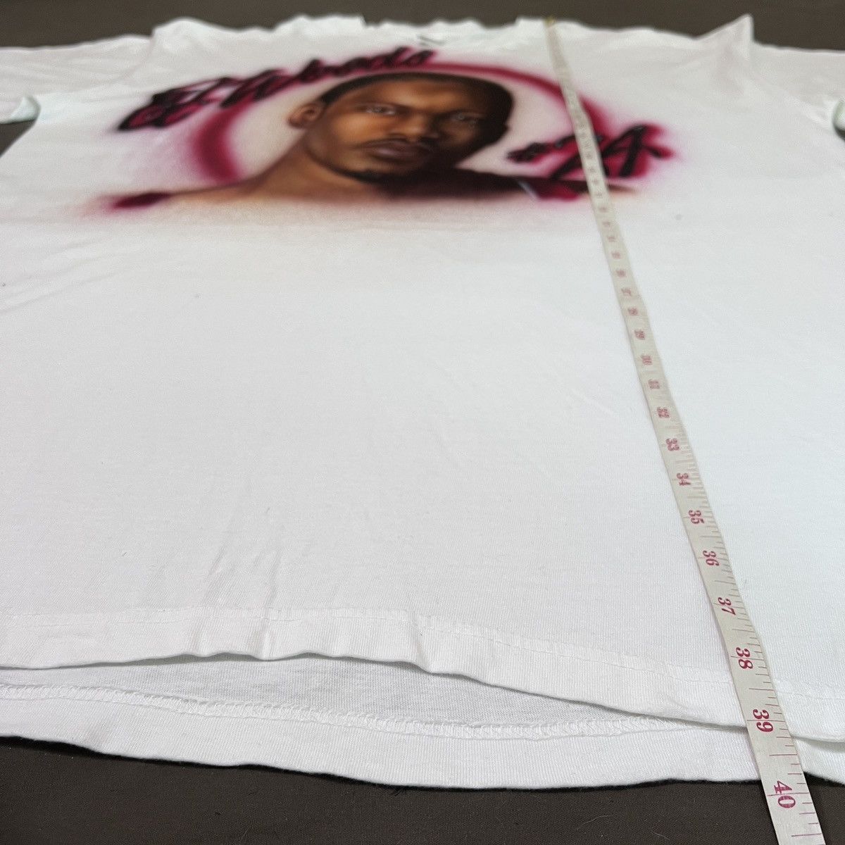 NBA Vintage Y2K Qyntel Woods Blazers Airbrush 6XL oversized Size US XXL / EU 58 / 5 - 9 Thumbnail
