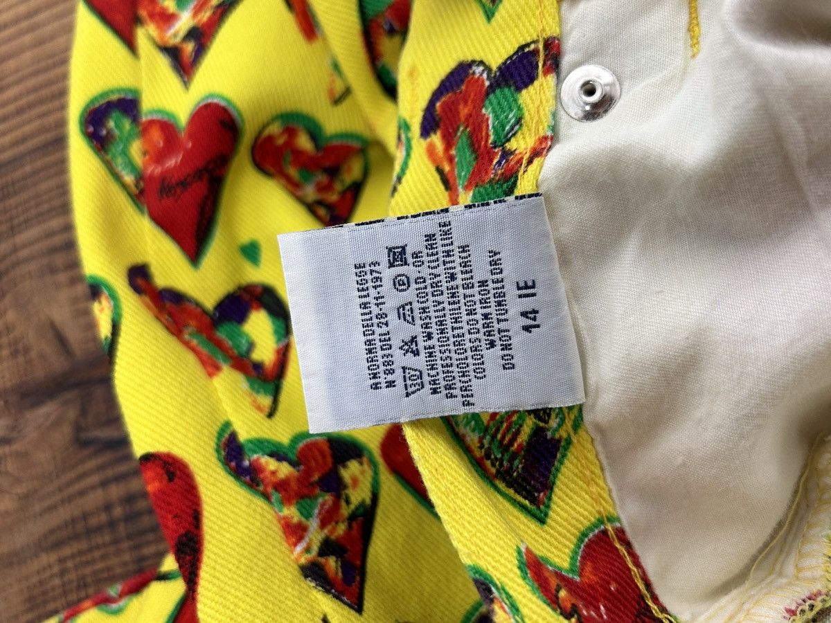 Versace 90s Vintage 1997 Gianni Versace Signature Heart Print Pants Size 28" / US 6 / IT 42 - 13 Thumbnail