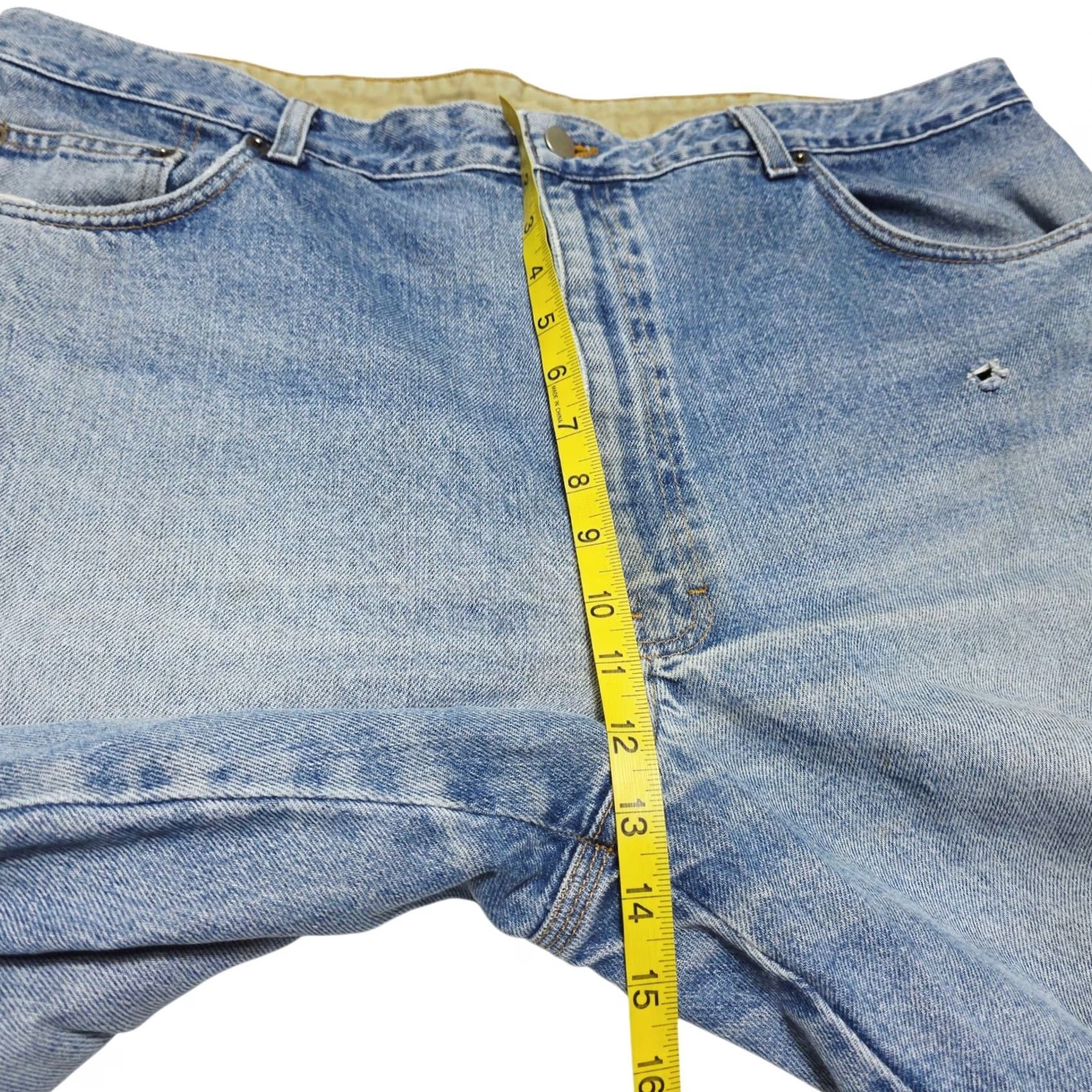 CO Duluth Trading Co Jeans Men's 42x30 Blue Denim Workwear Vintage Distressed Size US 42 / EU 58 - 3 Thumbnail