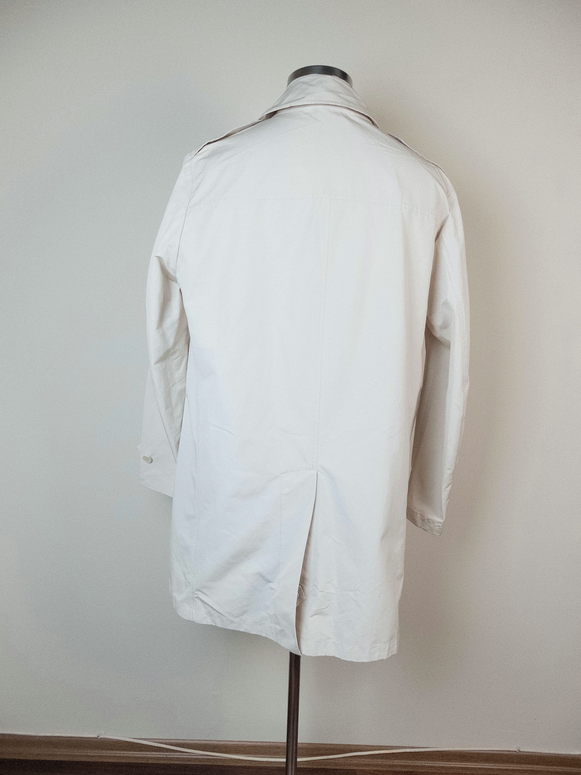 Aspesi ASPESI beige double breasted cotton blend trench coat XL Size US XL / EU 56 / 4 - 3 Thumbnail