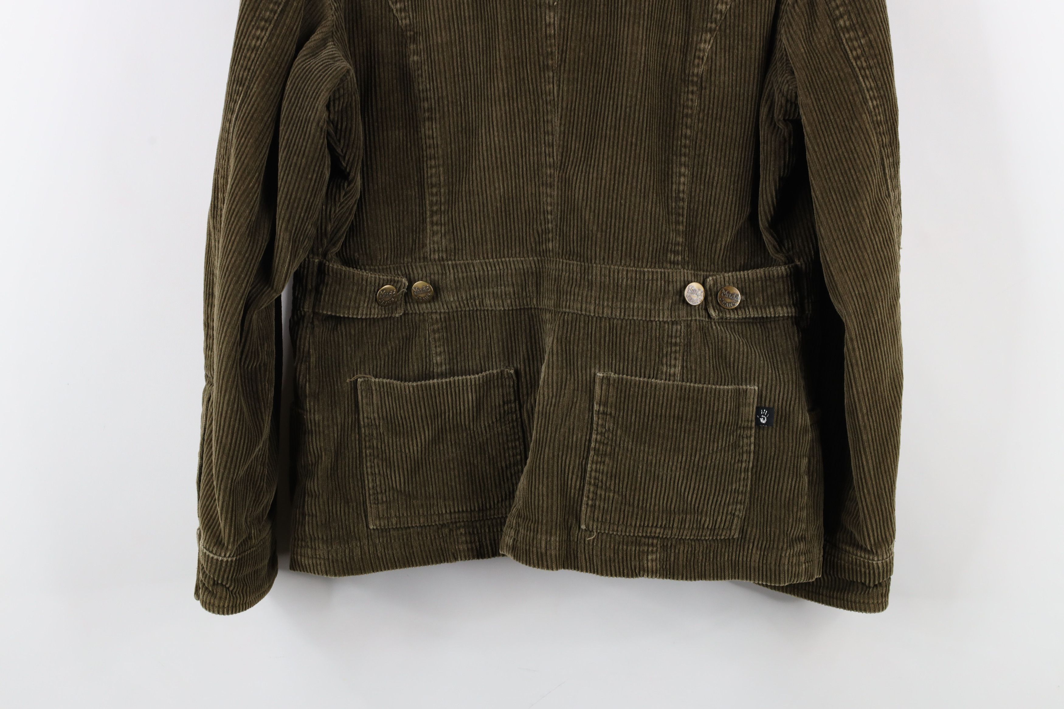 Vintage Vintage 90s Y2K MUDD Babydoll Corduroy Button Jacket Green Size M / US 6-8 / IT 42-44 - 15 Thumbnail