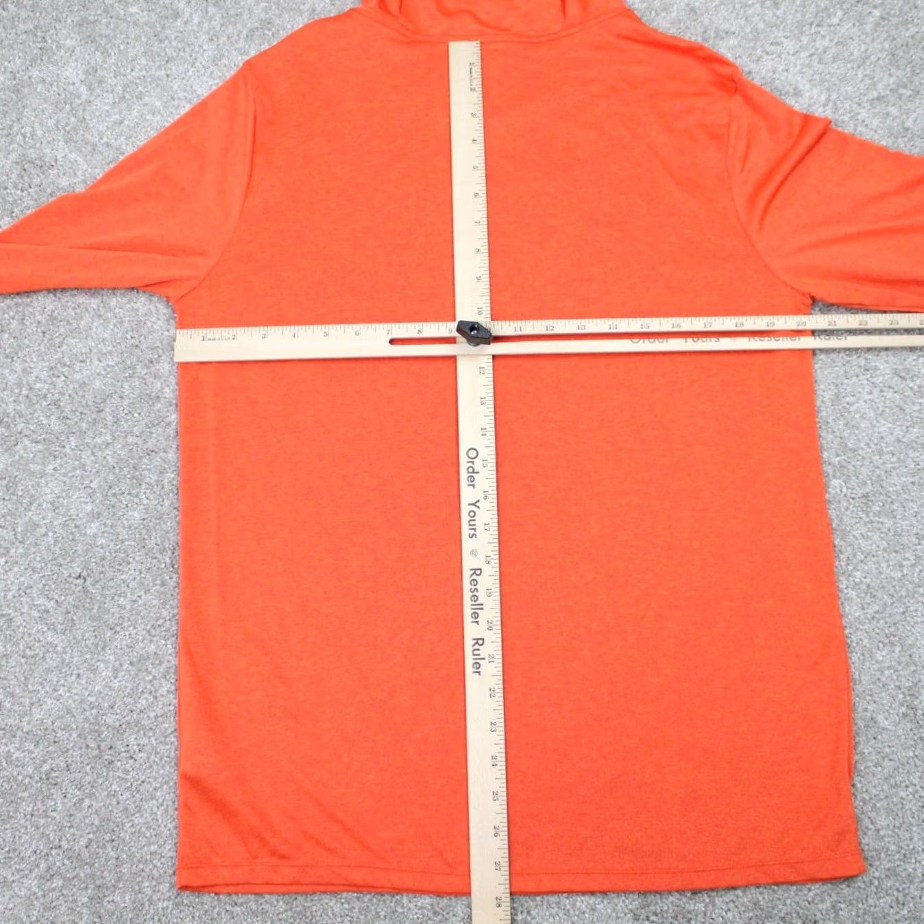 Tapout Tapout Mens Large Orange Hooded Sweatshirt Lightweight Pullover Shacket Sweatshirt L/S Crew Neck Logo Knit Polyester Shirt Pullover Sports Size US L / EU 52-54 / 3 - 7 Thumbnail