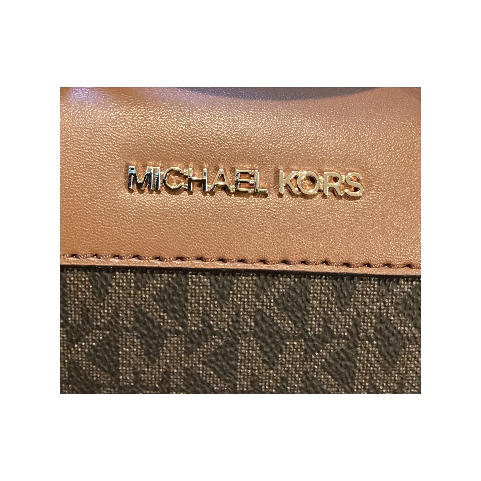 Michael Kors Michael Kors ES Duffle Travel - Leather/Coated Canvas Size ONE SIZE - 7 Thumbnail