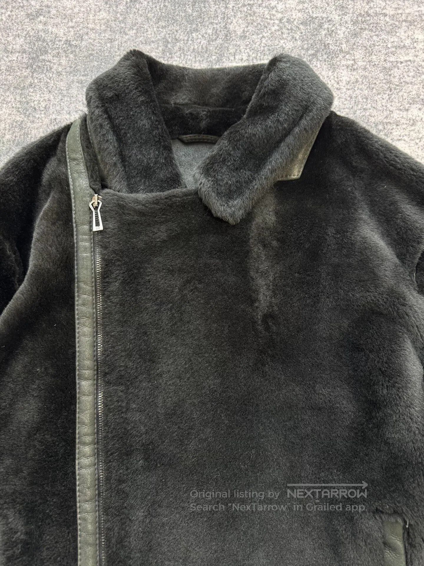 Cerruti 1881 cerruti shearling effect zip-up jacket. Size US XL / EU 56 / 4 - 3 Thumbnail