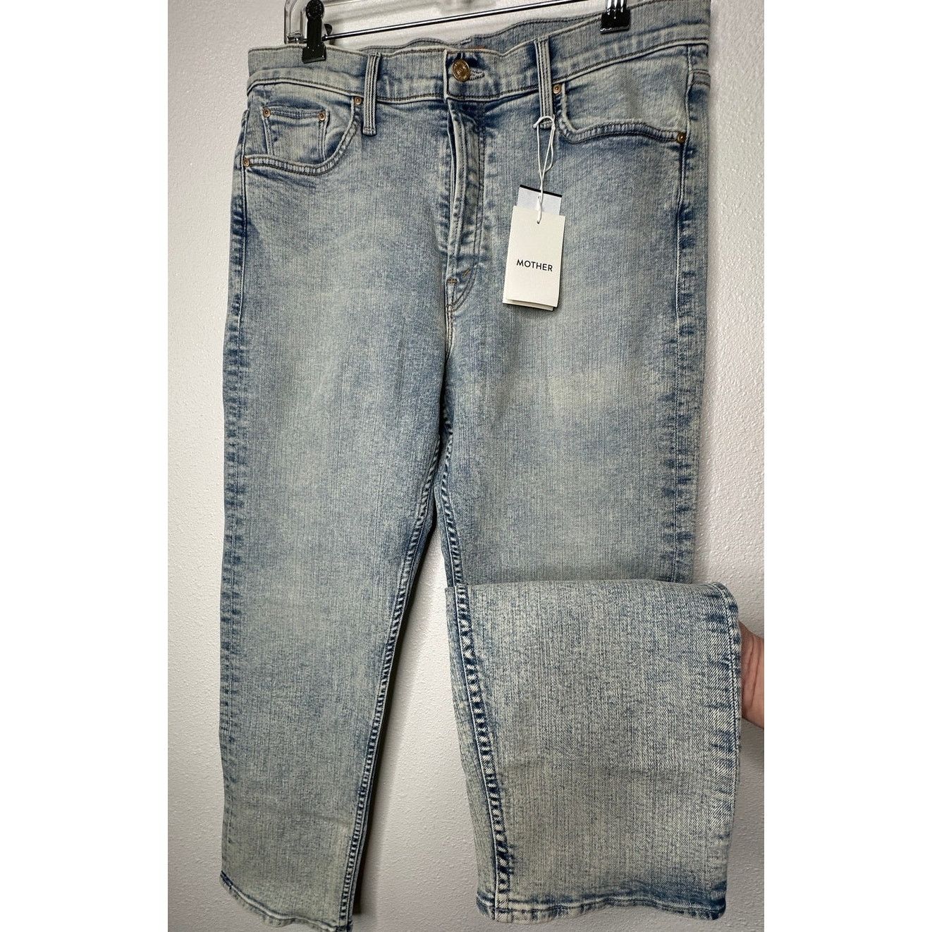 AG Adriano Goldschmied NWT Mother Acid Wash Button Fly tomcat Marrakesh Jeans 32 Size 32" / US 10 / IT 46 - 1 Thumbnail