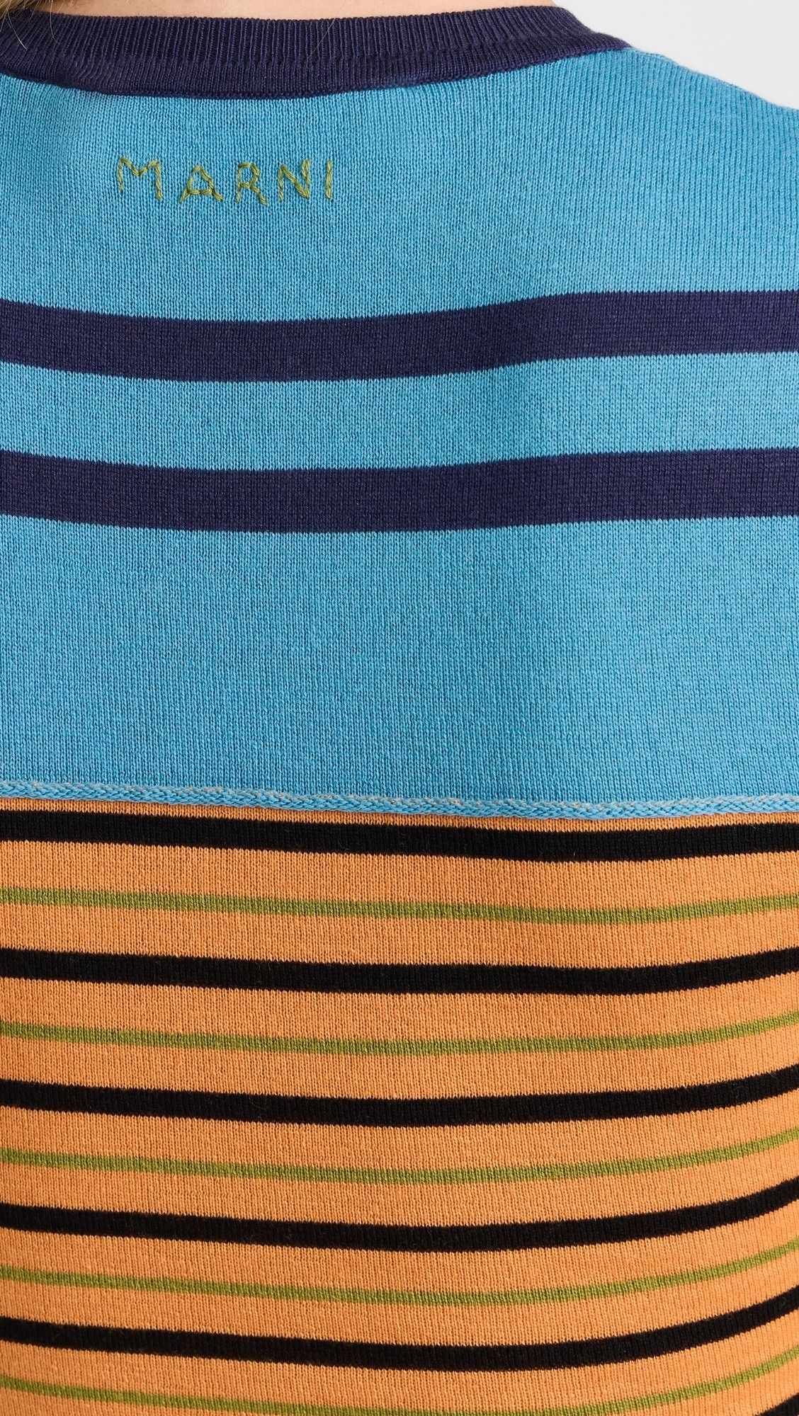 Marni o1f1d3z0625 Sleeveless Knit Midi Dress in Multicolor Size XL / US 12-14 / IT 48-50 - 5 Thumbnail