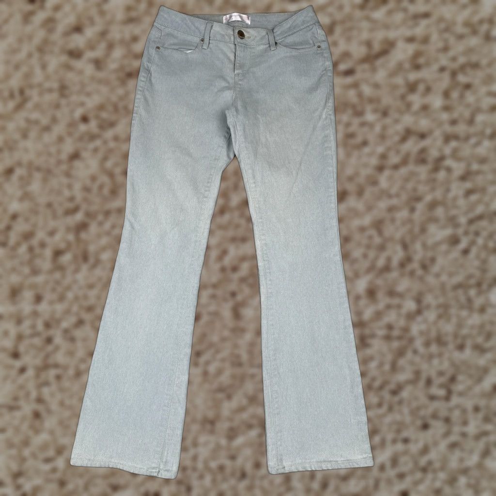 Vintage No Boundaries Jeans Womens Juniors 9 Blue Light Wash Bootcut Stretch Denim Pants Size 30" / US 8 / IT 44 - 1 Thumbnail