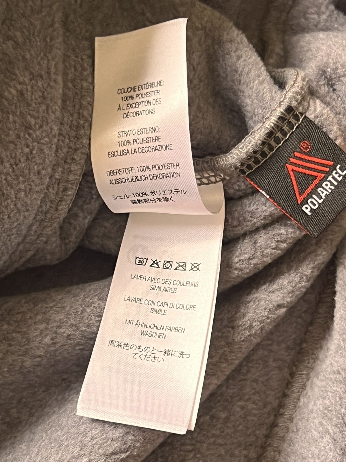 Supreme M Supreme Polartec Face Mask Half Zip Hooded Sweatshirt grey Size US M / EU 48-50 / 2 - 23 Thumbnail