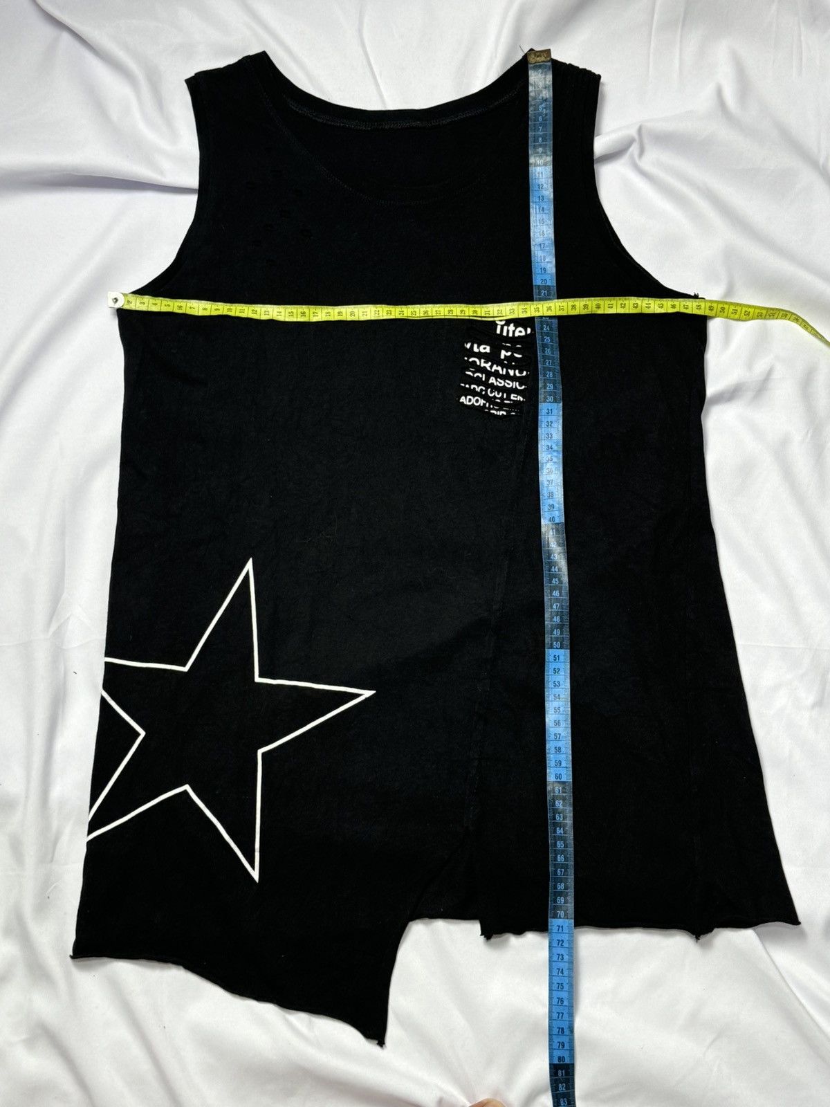 If Six Was Nine × Japanese Brand × Le Grande Bleu (L.G.B.) Tank top flare star poem distressed lgb style Size US M / EU 48-50 / 2 - 7 Thumbnail