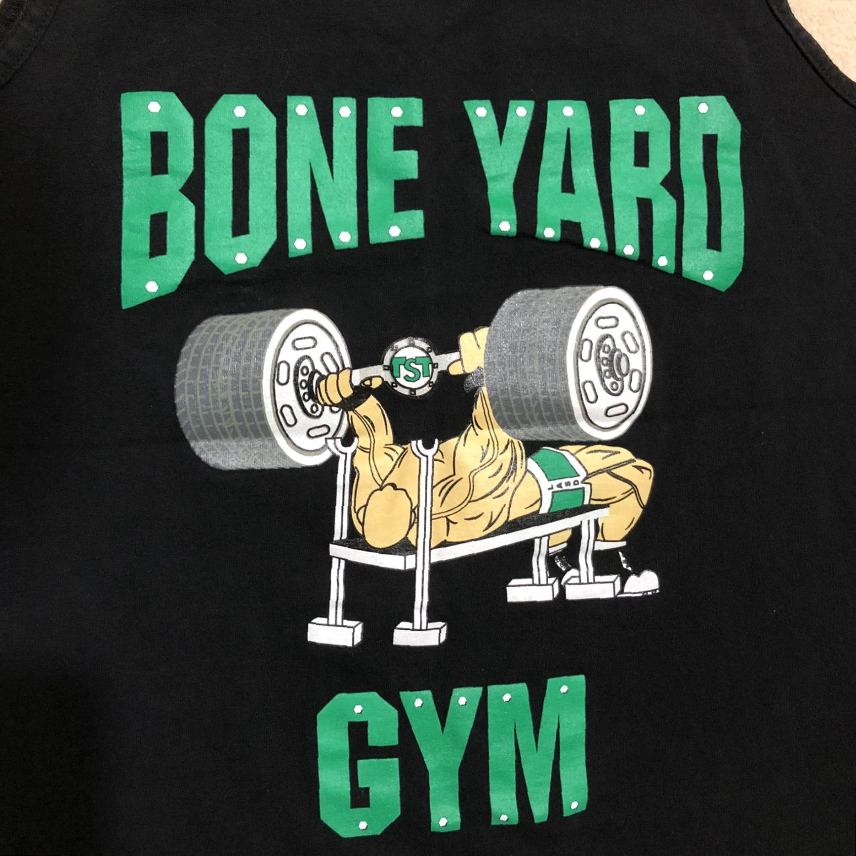 Vintage Bone Yard Gym Mens XL Tank Top LASD Los Angeles Sheriff Department VTG Size US XL / EU 56 / 4 - 5 Thumbnail