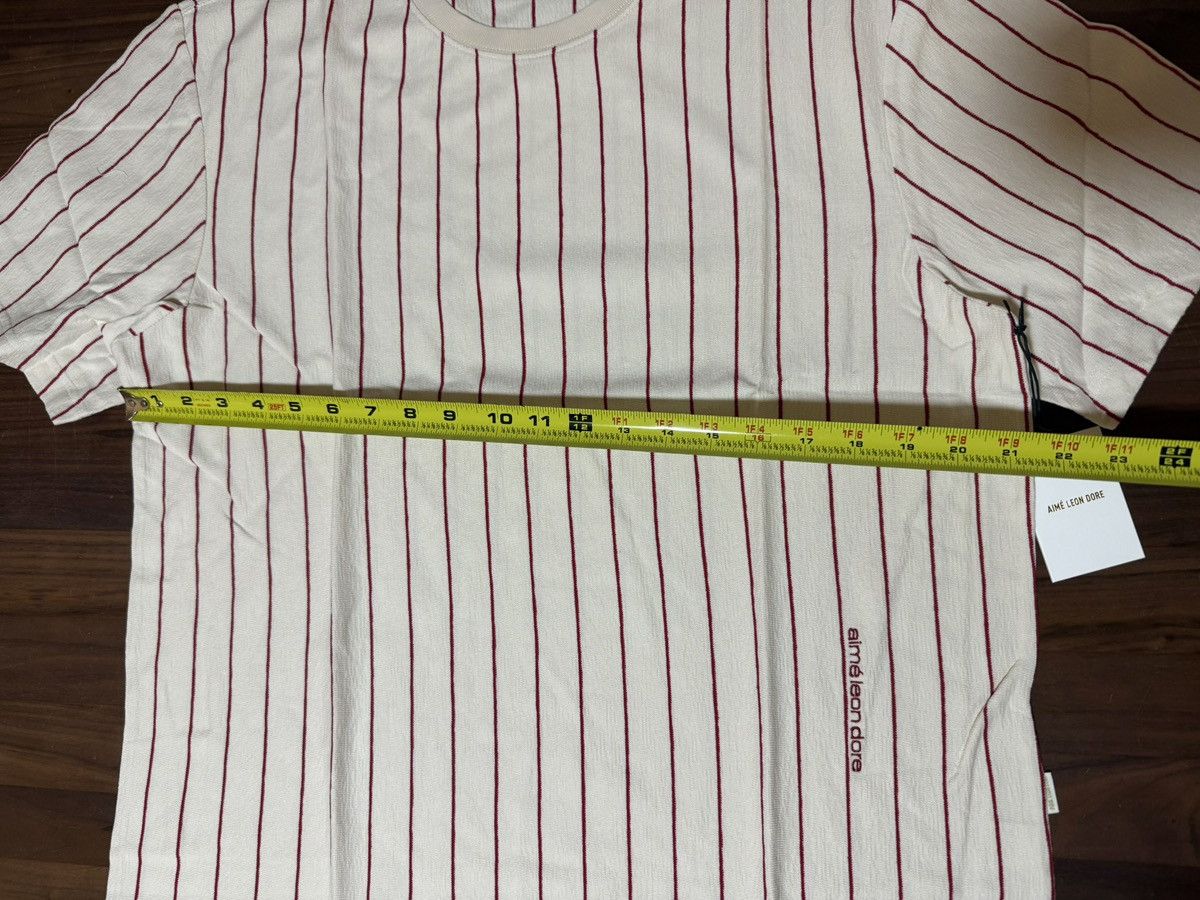 Aime Leon Dore Aimé Leon Dore Aime ALD Pinstripe Tee 'Pristine' (Cream) XL Size US XL / EU 56 / 4 - 6 Thumbnail