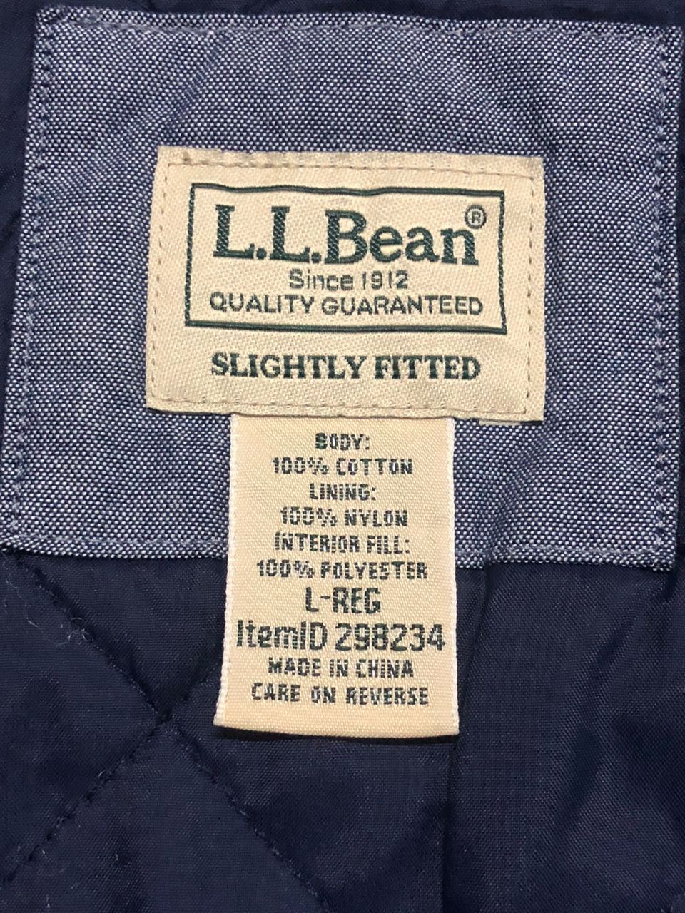 L.L. Bean L.L.Bean Blue Flannel Primaloft Shirt Quilted Jacket Size US L / EU 52-54 / 3 - 13 Thumbnail