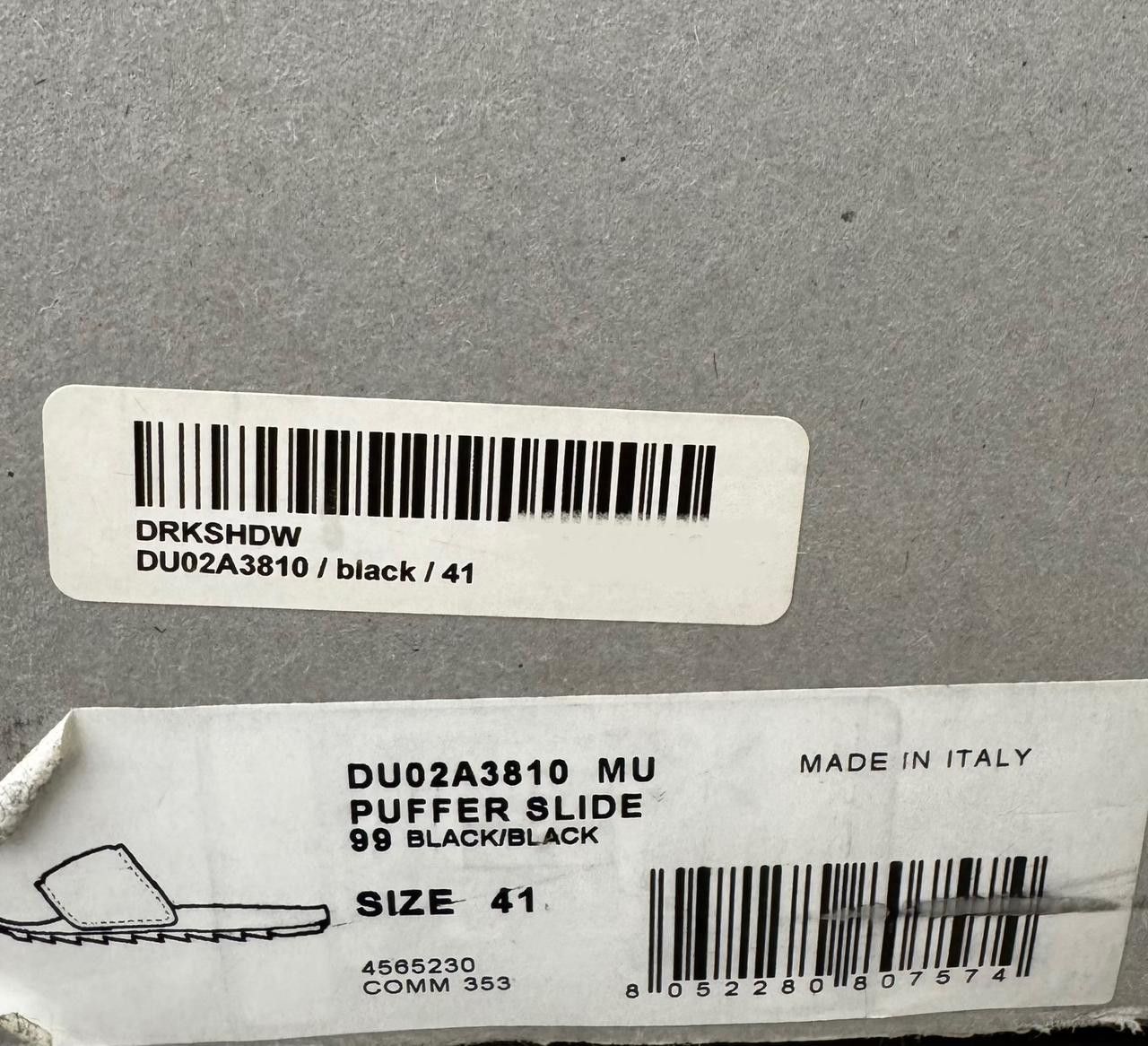 Rick Owens Drkshdw DRKSHDW PUFFER SLIDES Size US 8 / EU 41 - 8 Thumbnail