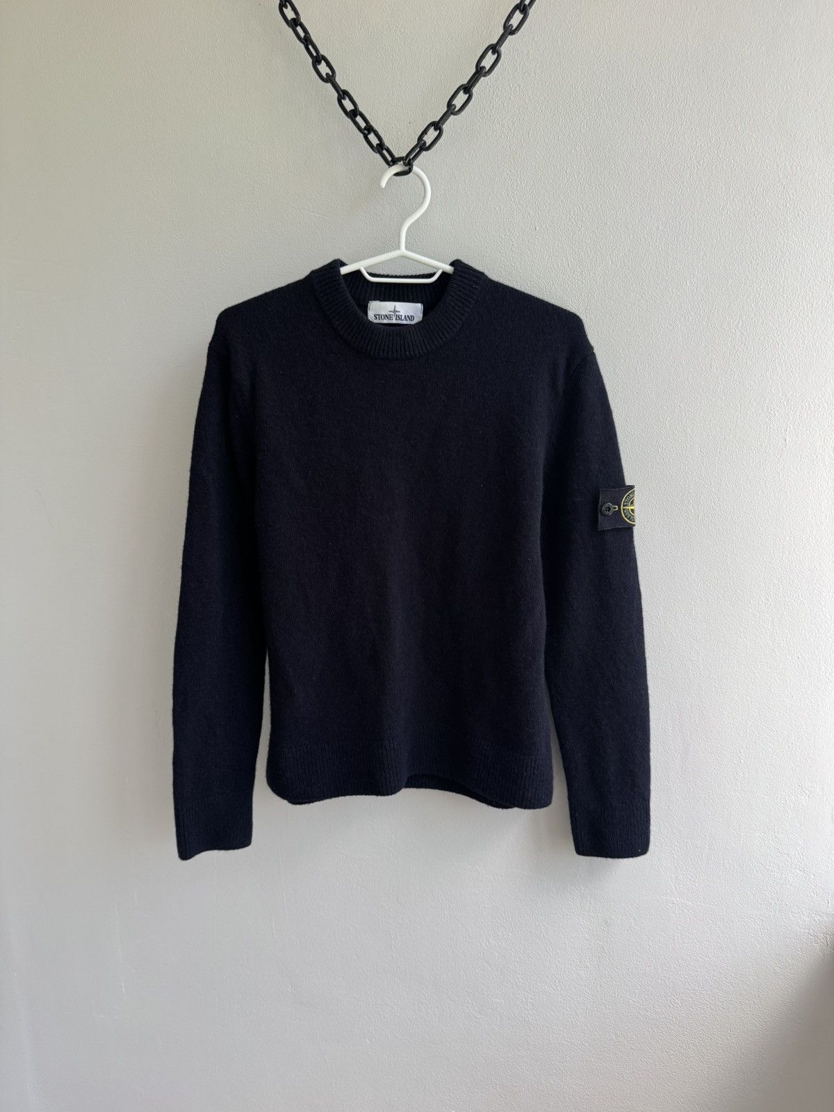 Stone Island Stone Island Wool Sweater Sweatshirt Pullover Size US S / EU 44-46 / 1 - 1 Thumbnail