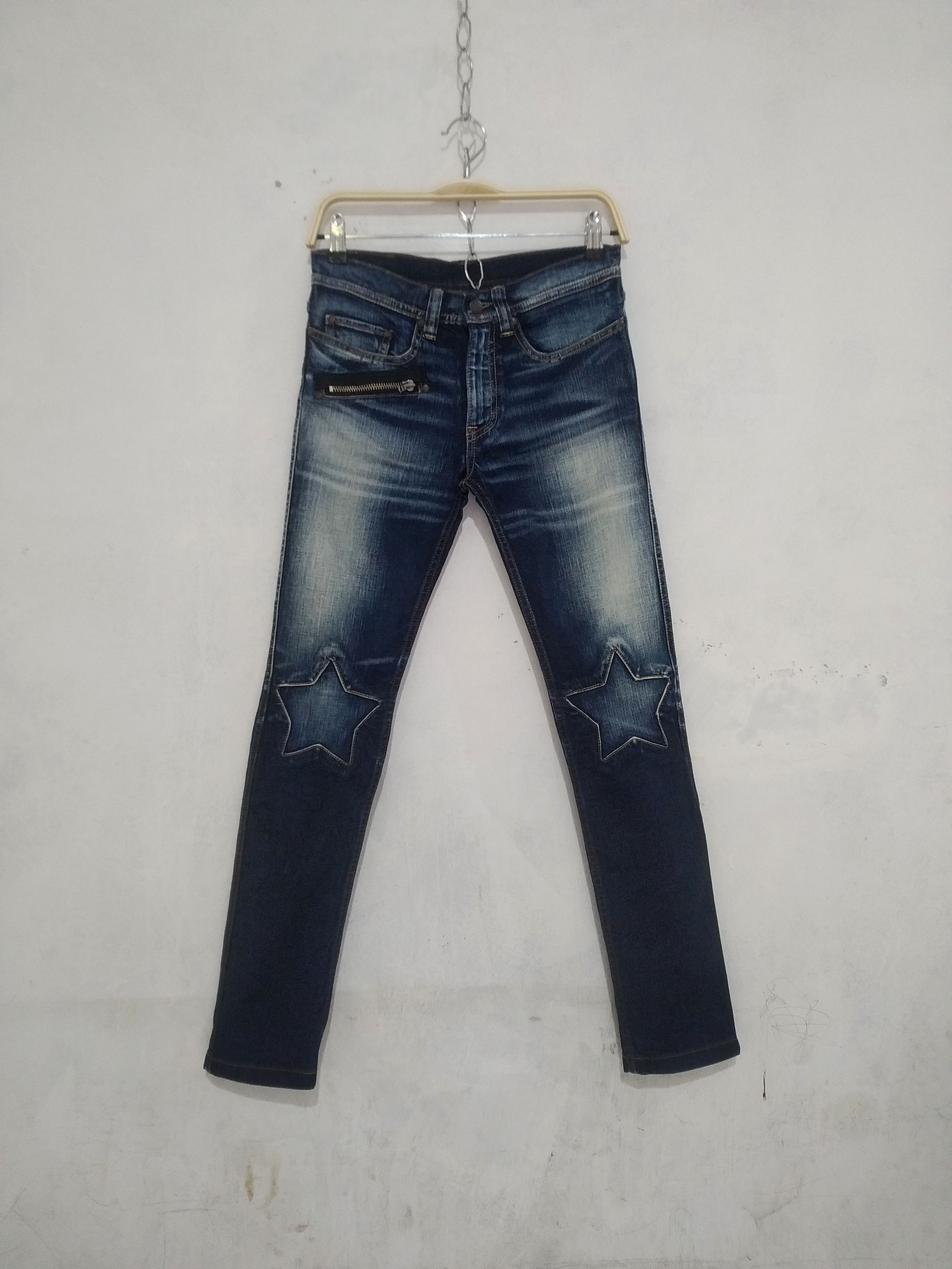 image of Rna Inc Star Knee Distressed Denim Pants, Men's (Size 29)
