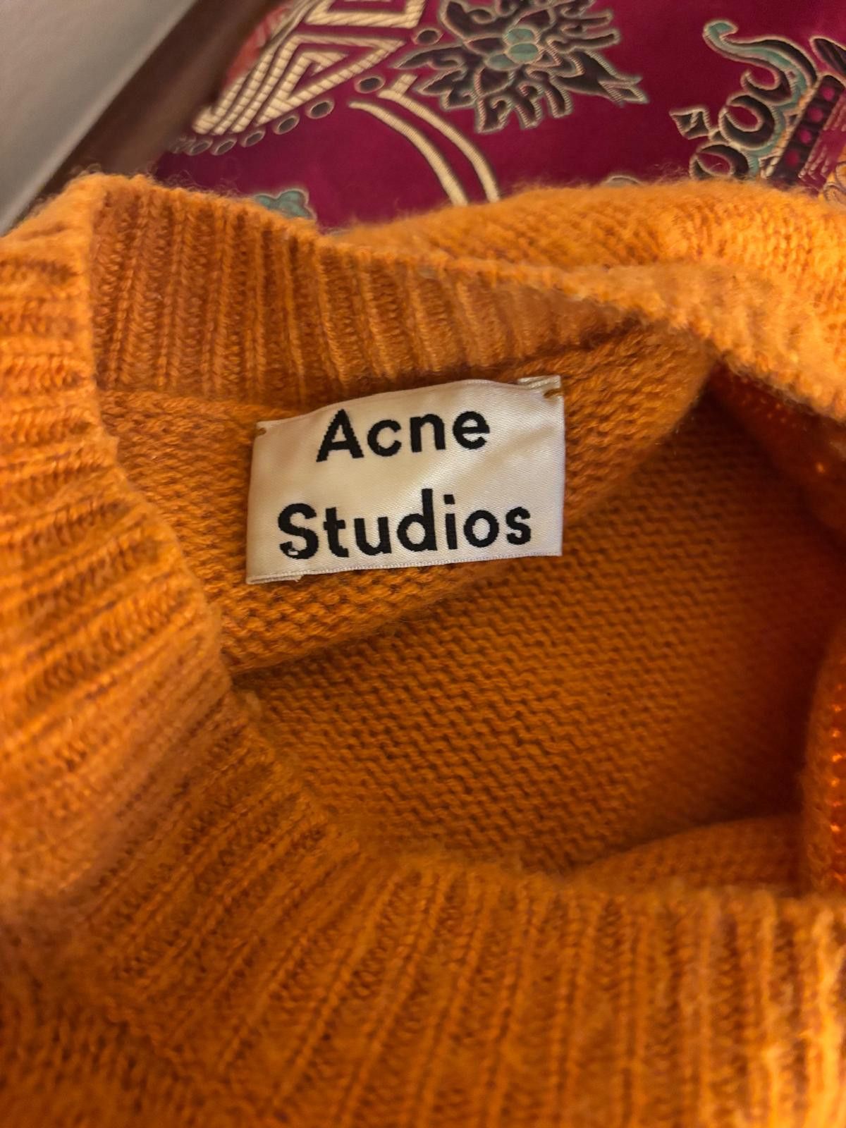 Acne Studios Acne Studios Peele Orange Sweater Size US S / EU 44-46 / 1 - 4 Thumbnail