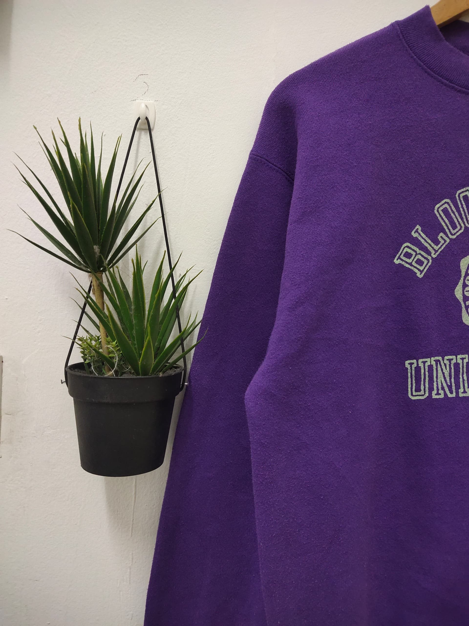 Vintage Vintage 90s Bloomburg University College crewneck sweatshirt Size US XL / EU 56 / 4 - 7 Thumbnail
