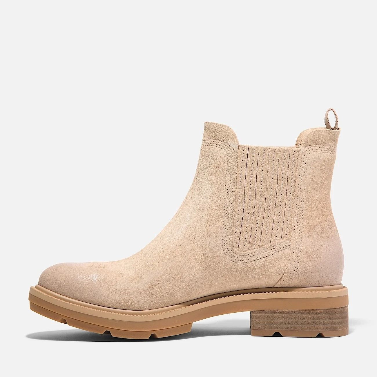 Timberland TIMBERLAND WOMEN'S 8 BRIMFIELD MID CHELSEA BOOT LT BEIGE Size US 8 / IT 38 - 6 Thumbnail