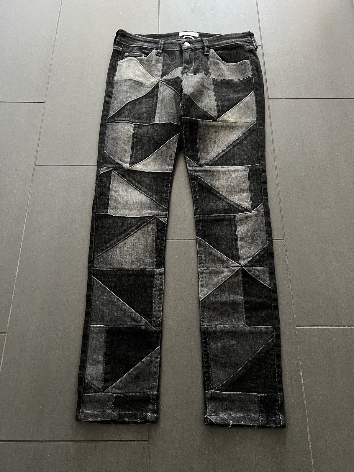 Isabel Marant Patchwork Stitching Denim Jeans Size US 30 / EU 46 - 1 Thumbnail