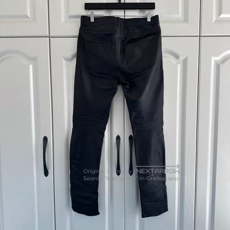 Saint Laurent Paris Saint Laurent Paris Zipper Leather Pants Size US 32 / EU 48 - 4 Thumbnail