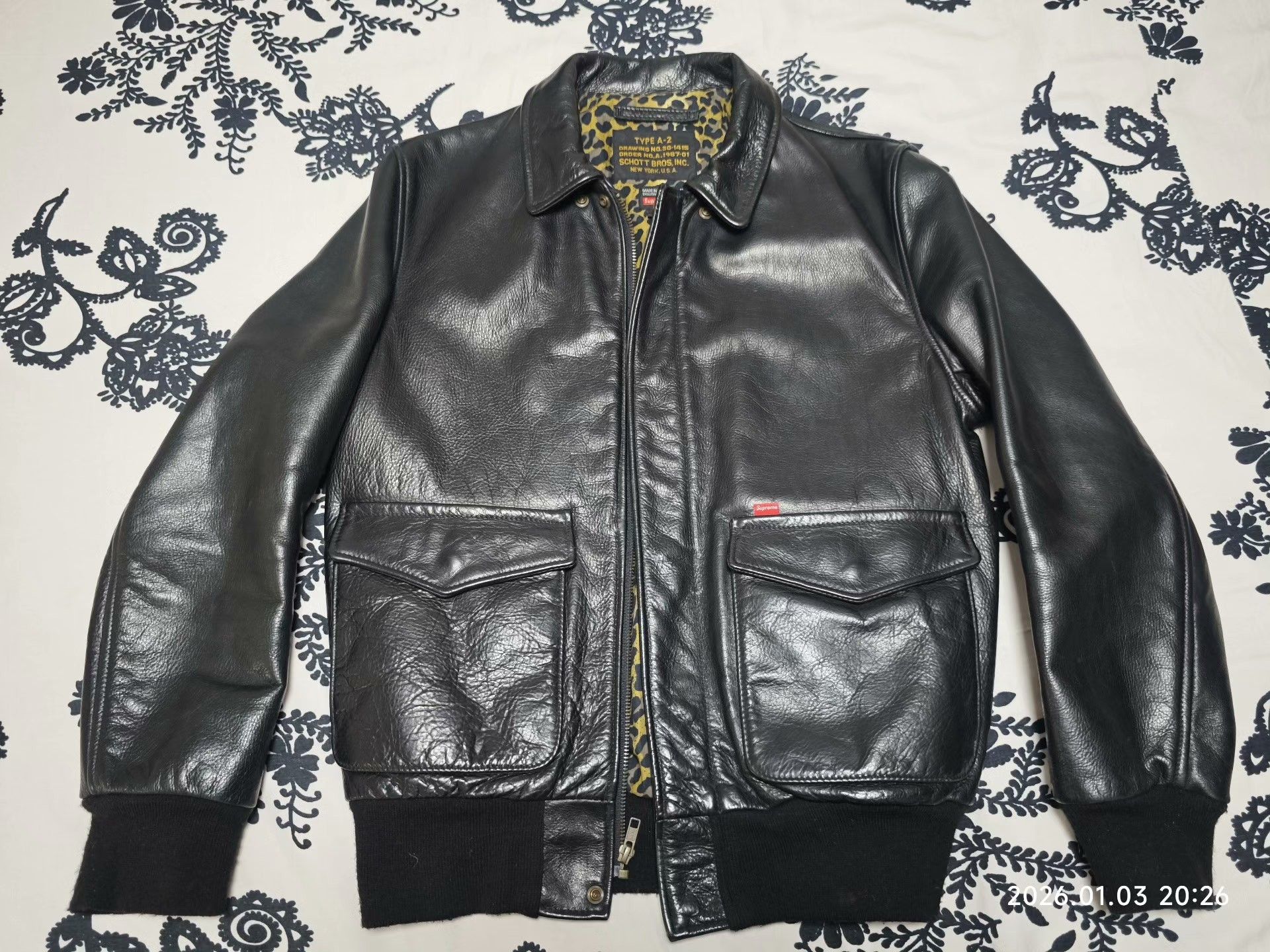 Schott × Supreme Supreme Schott Leather Clip Jacket SS25 | Grailed