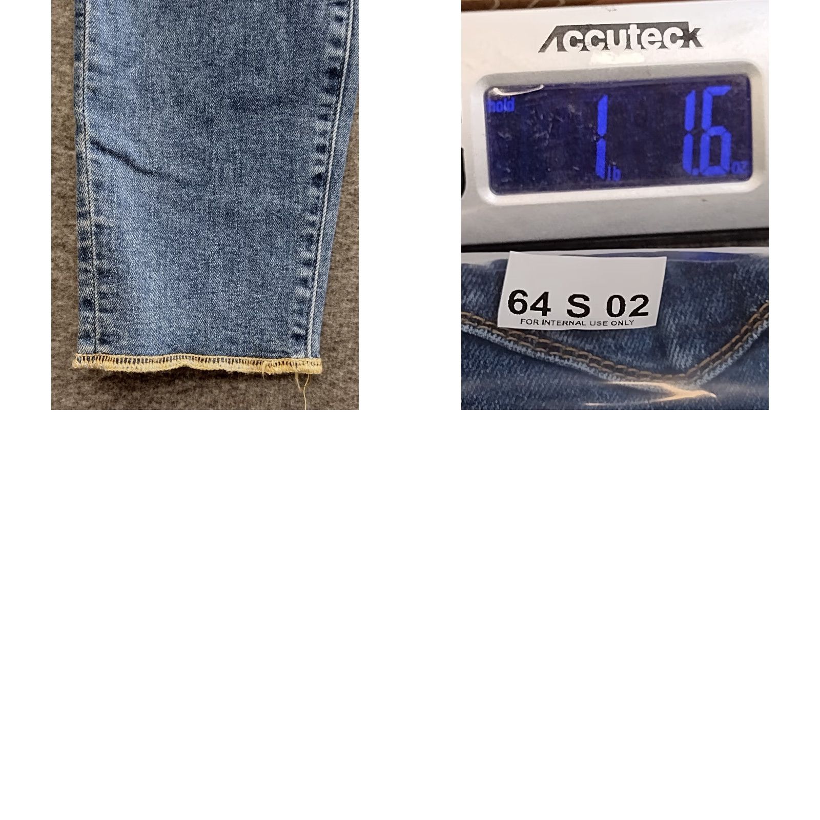 Denime Unbranded Men's Blue Denim Stretch Jeans Cropped Size 27 Long - Jeans - Men - Blue - 5-Pocket - Regular Fit - Zip Button - Cropped - Denim - 90s Theme Size US 27 - 8 Thumbnail