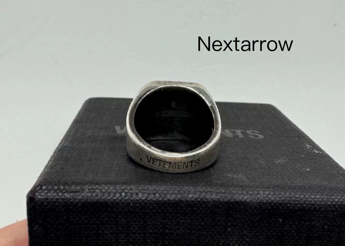 Vetements Vetements 19SS Skull 925 Silver Skull Ring2412-Nextarrow Size ONE SIZE - 2 Thumbnail