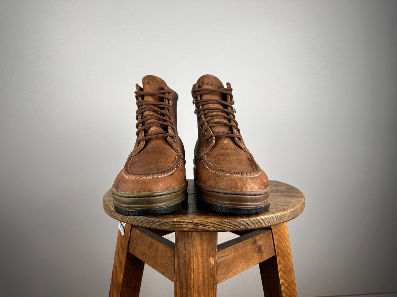 Timberland Timberland Moc Toe Boots Shoes Brown US11 made in Korea Size US 11 / EU 44 - 2 Thumbnail