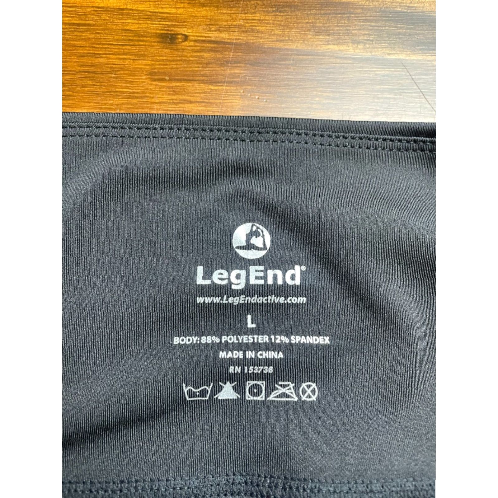 Vintage Legend Pants Women's Large Capri Activewear Pull On Black Size 36" / US 14 / IT 50 - 7 Thumbnail