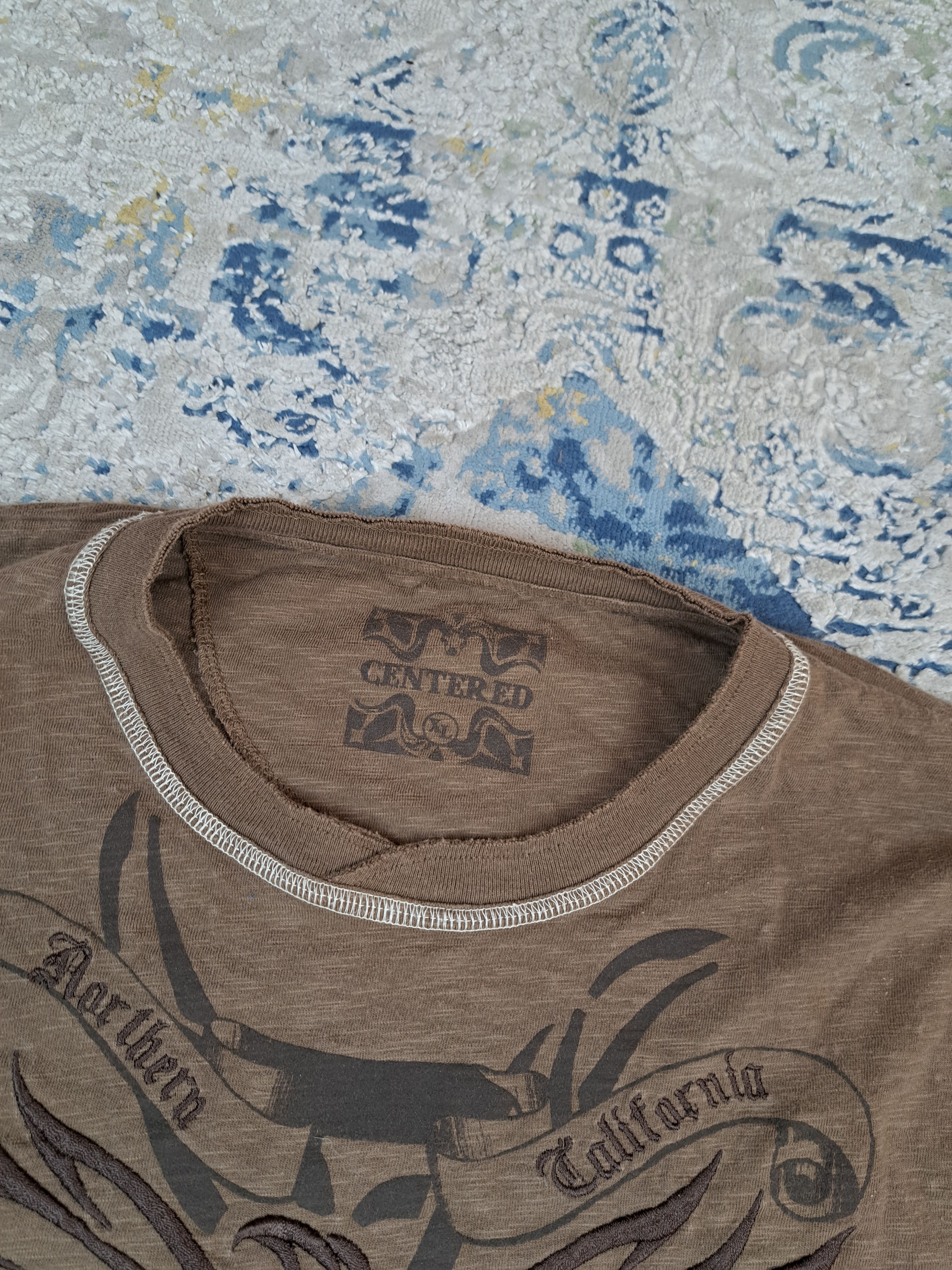 Japanese Brand Vintage y2k Affliction Style Longsleeve Drip Tattoo SWAG Size US XL / EU 56 / 4 - 3 Thumbnail