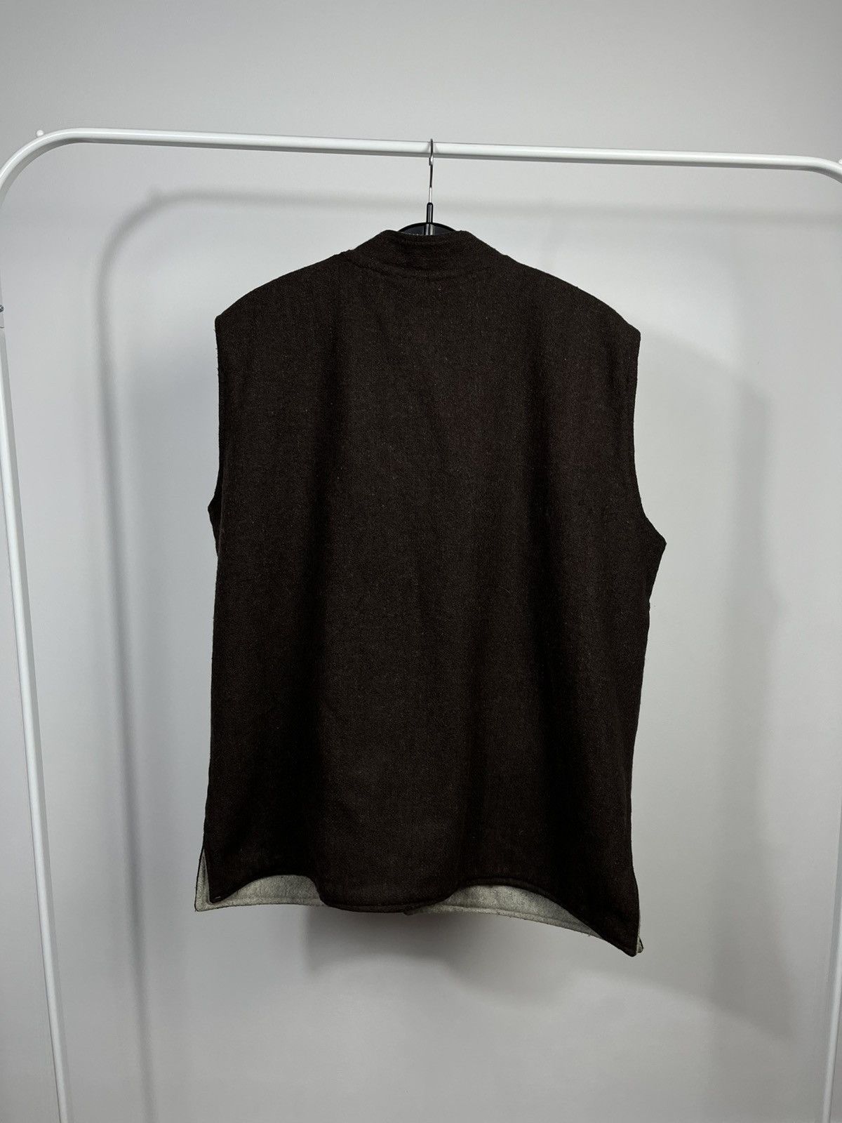 Other Vintage Reversible Wool Vest Button Up Classic Style Size US XL / EU 56 / 4 - 8 Thumbnail