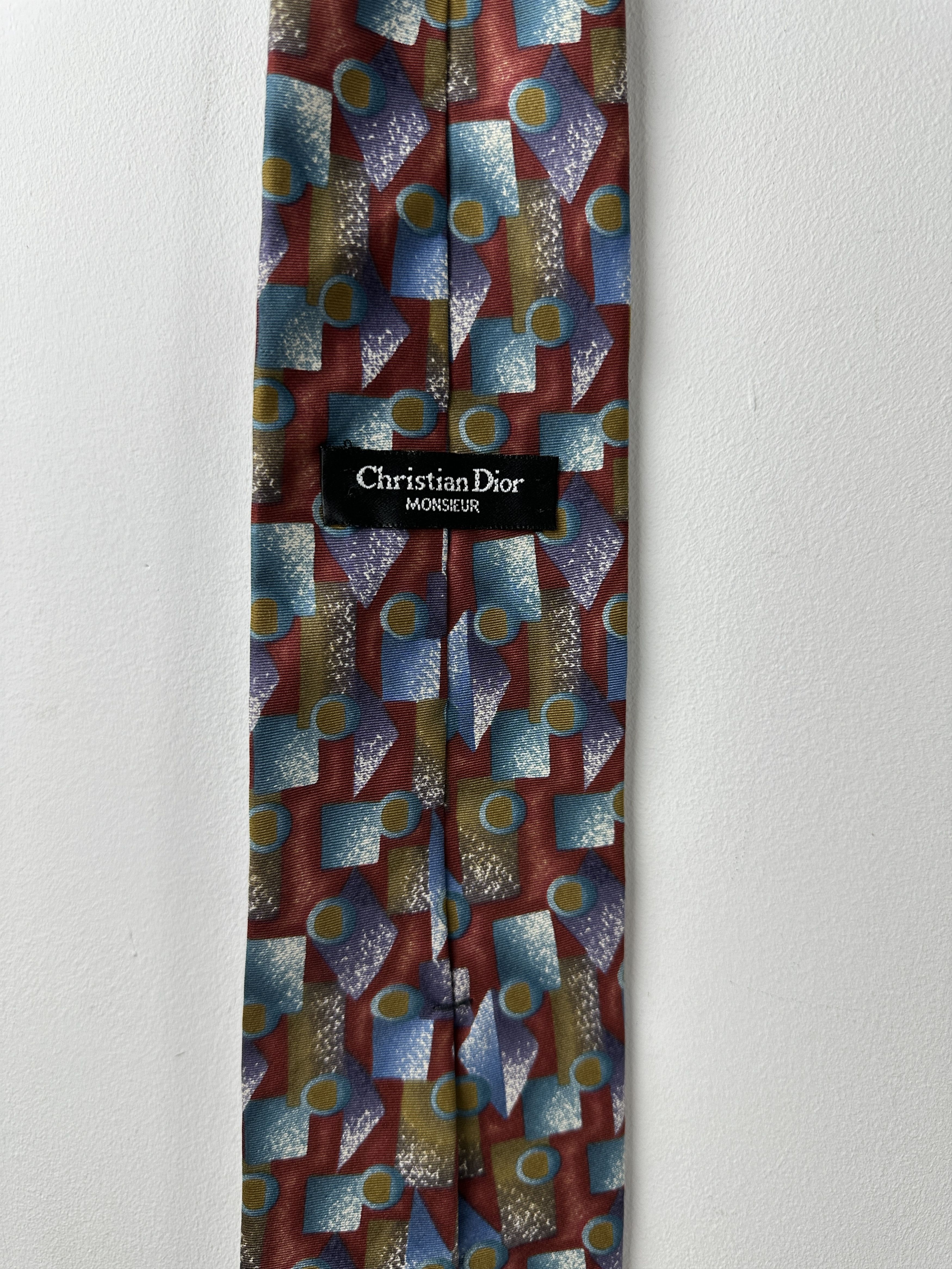 Dior Christian Dior Geometric Tie Size ONE SIZE - 7 Thumbnail