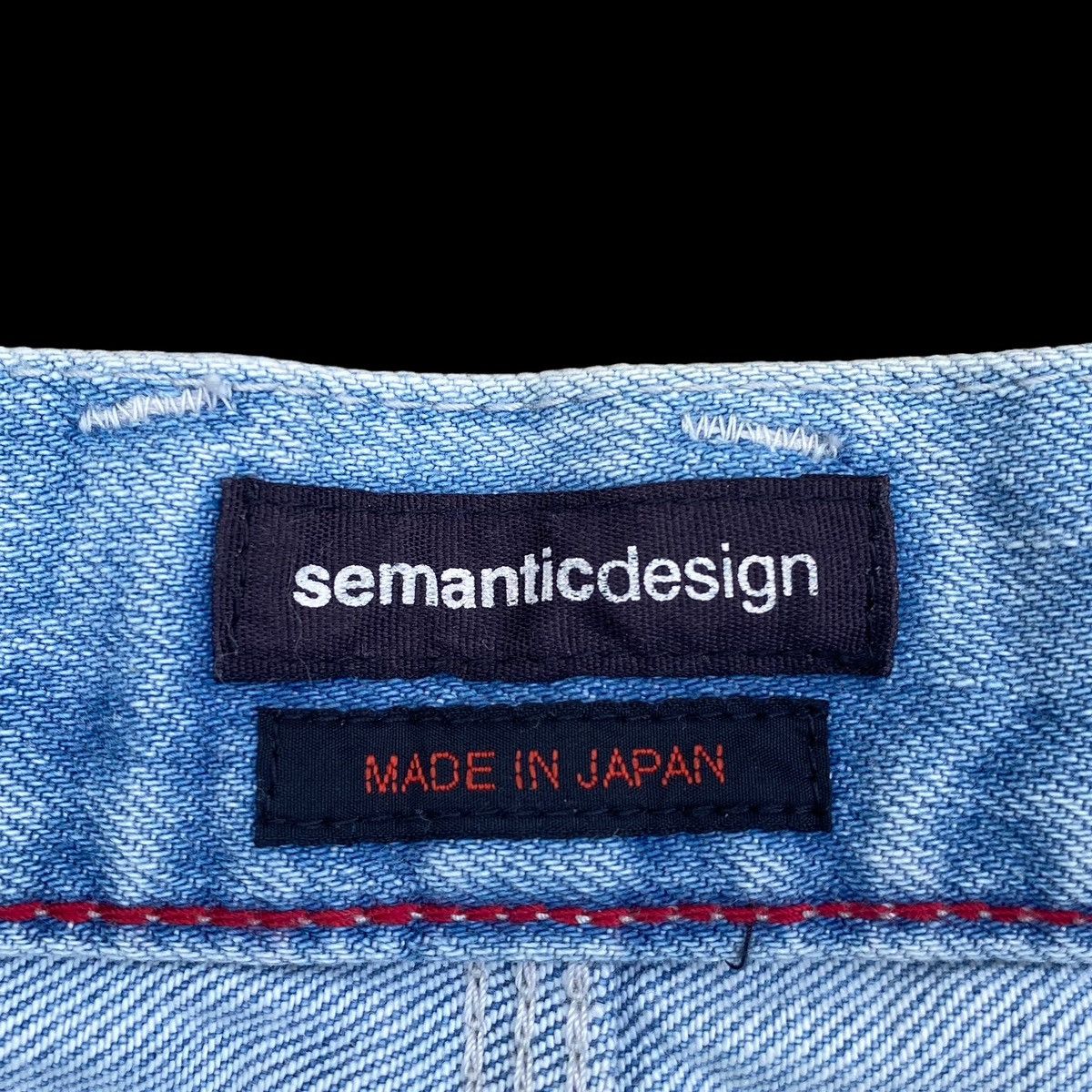Japanese Brand × semanticdesign Semantic Design Snake Design Made In Japan Denim Jeans Size US 34 / EU 50 - 12 Thumbnail